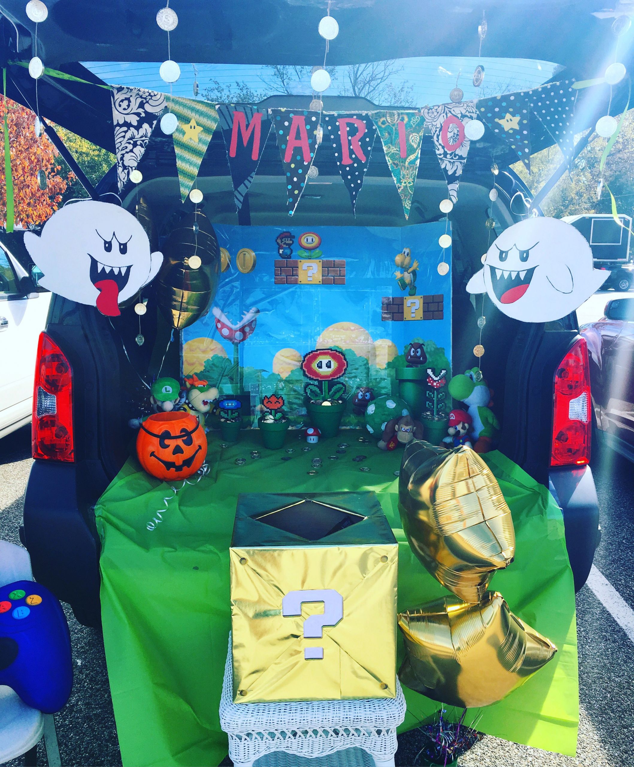 Mario Halloween Decorations Luxury Super Mario Brothers Trunk or Treat Halloween 💕🎃🕸💞 Easy Diy