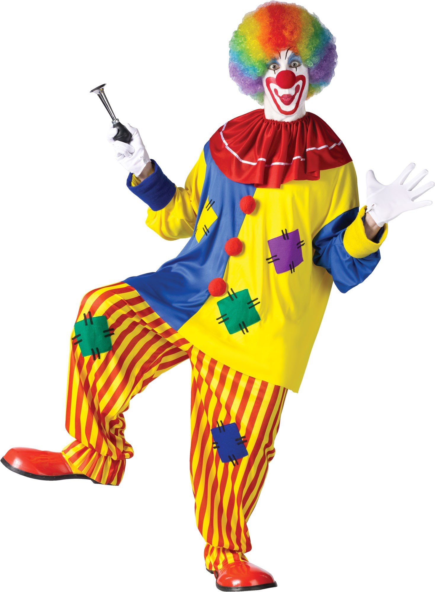 Mens Clown Costume Elegant Adult Mens Big top Clown Costume Mr Costumes