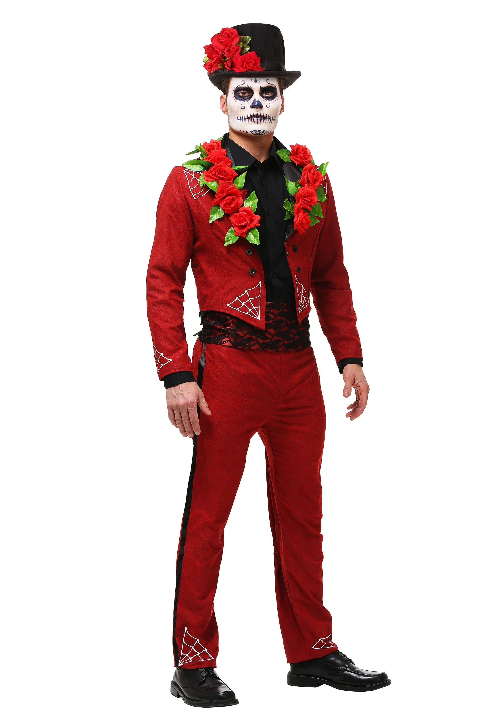 Mens Plus Size Halloween Costumes Fresh Men S Plus Size Red Day Of the Dead Costume