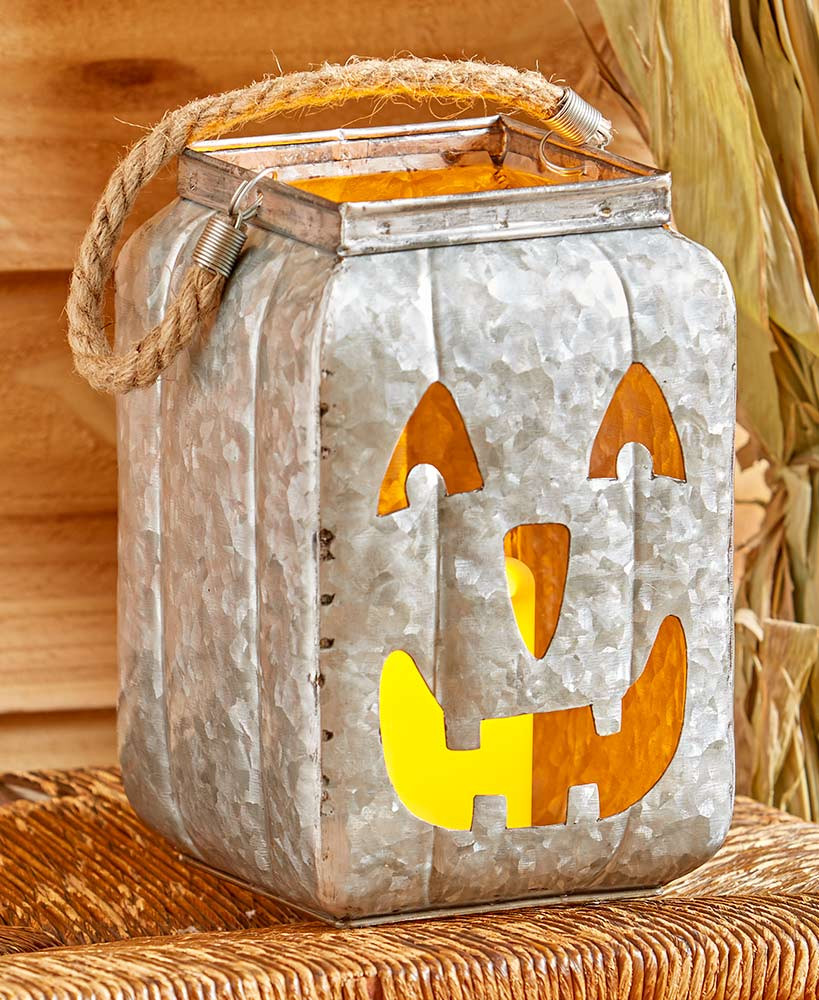 Metal Jack O Lantern Lovely the Lakeside Collection Lighted Metal Jack O Lantern Walmart