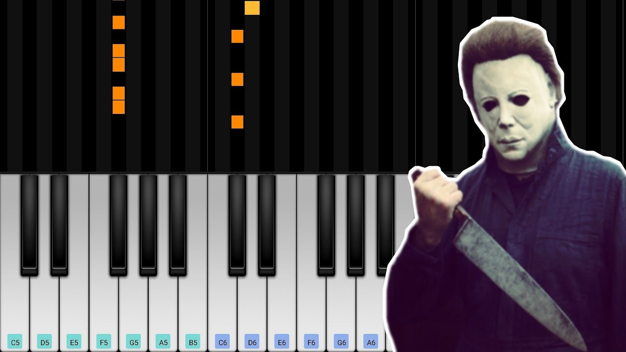 Michael Myers Music theme Inspirational Michael Myers theme song Perfect Piano 🎹