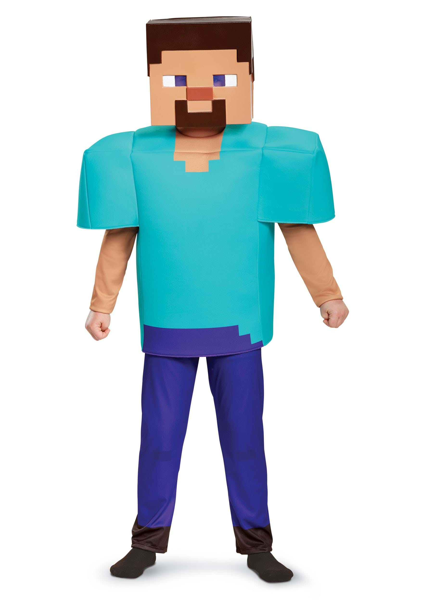 Minecraft Halloween Costume Awesome Minecraft Steve Deluxe Costume for Boys