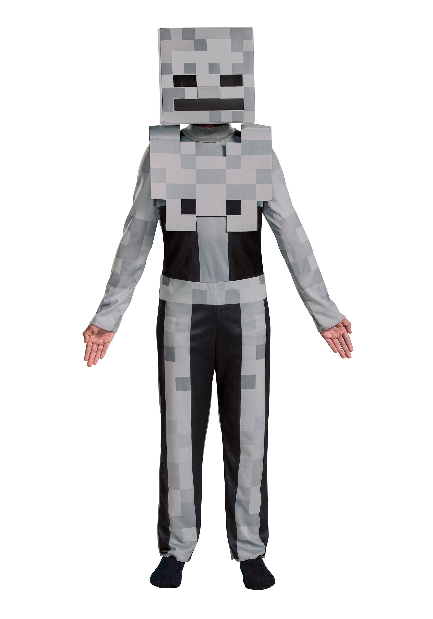 Minecraft Skeleton Costume Unique Kids Minecraft Classic Skeleton Costume Walmart