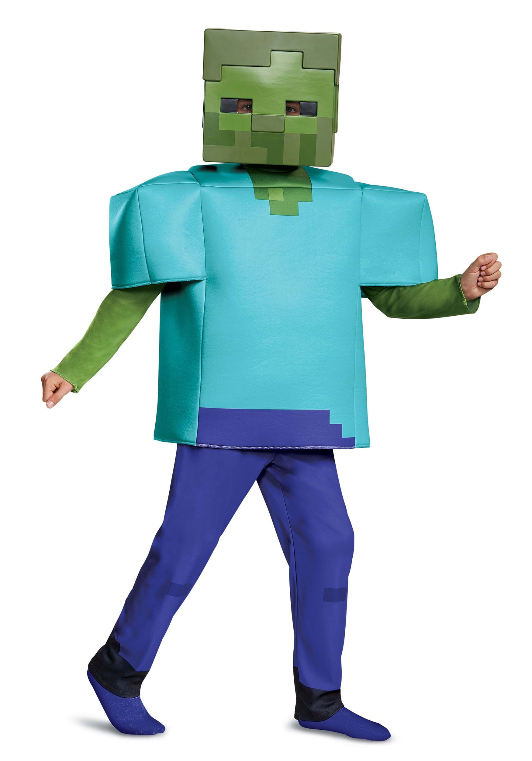 Minecraft Zombie Costume Fresh Minecraft Deluxe Child Zombie Costume