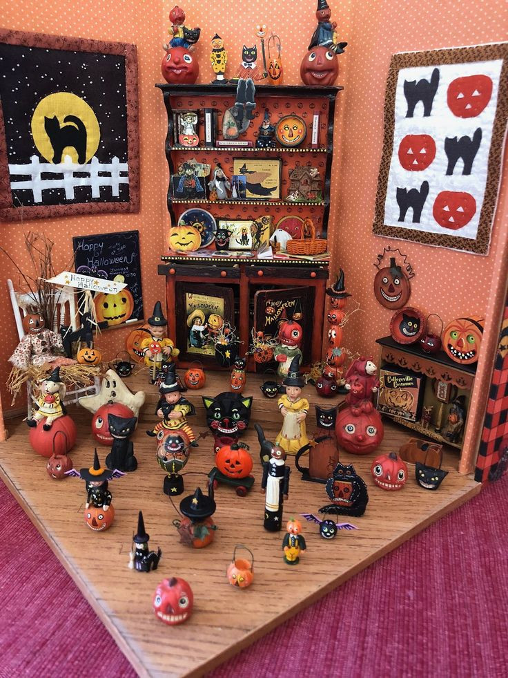 Miniature Halloween Decorations Unique 100 Dollhouse Miniature Halloween and Fall Tutorials