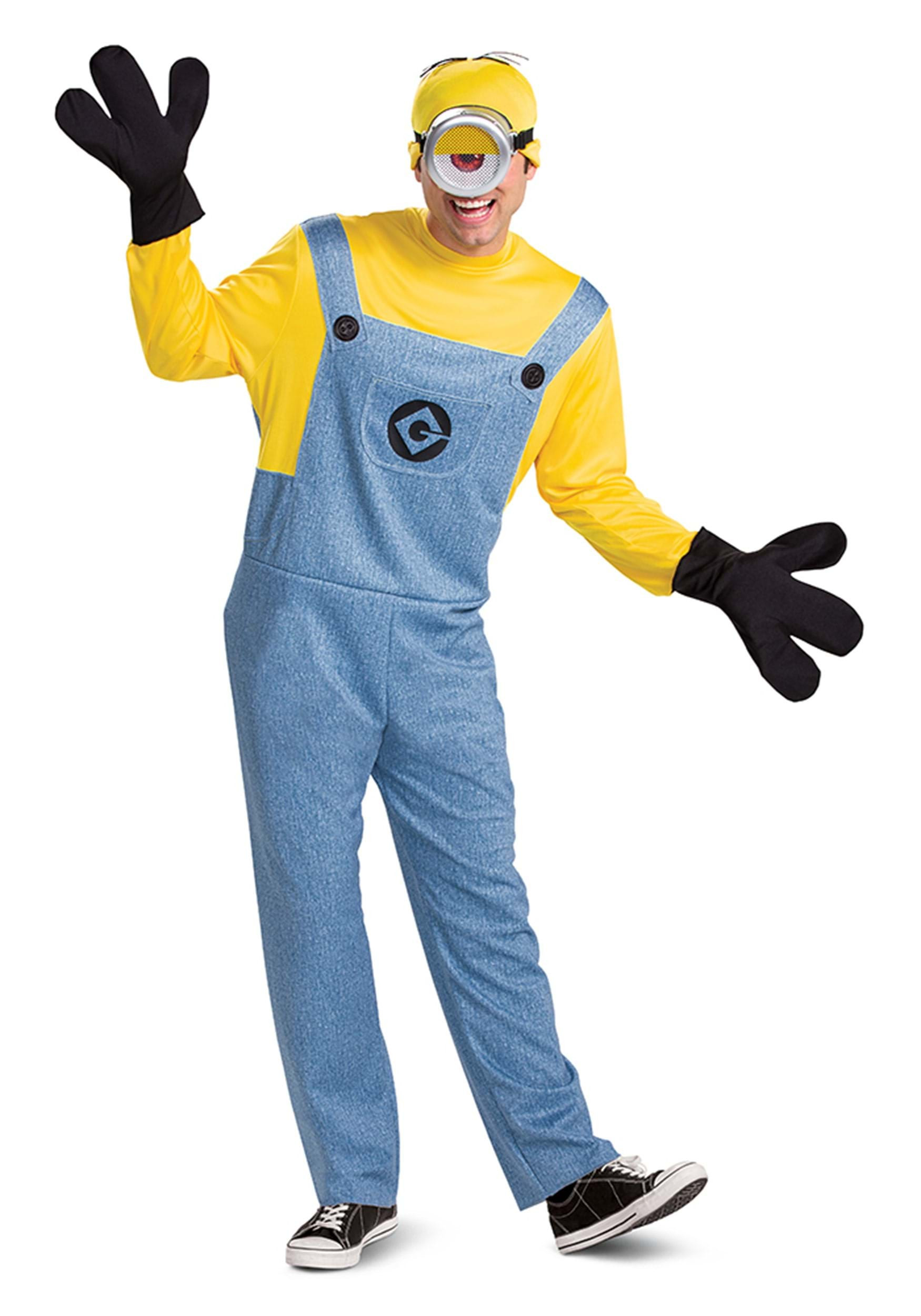 Minion Outfit Adults Elegant Deluxe Adult Minion Costume