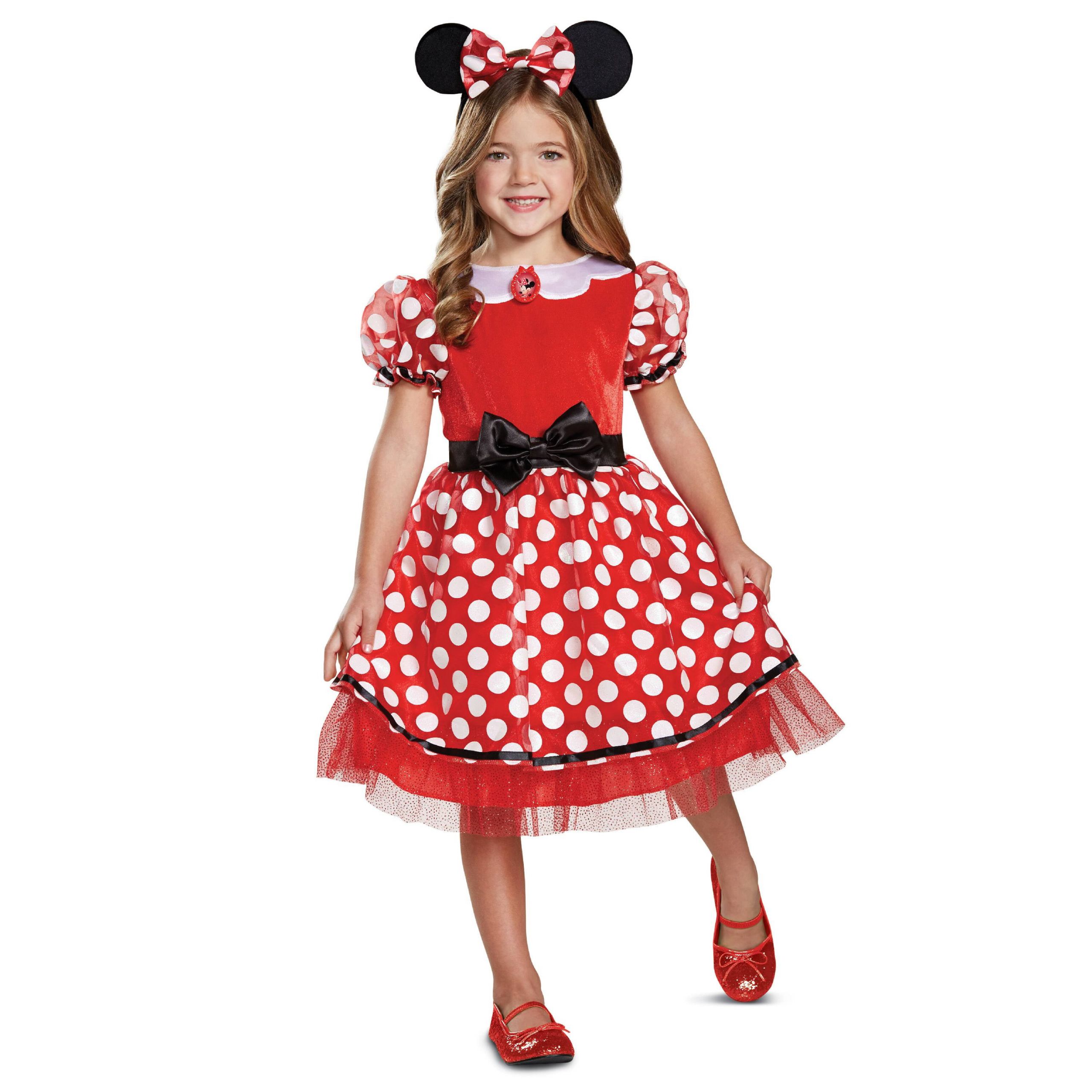 Minnie Mouse Halloween Costume Lovely Disguise Minnie Mouse Girls Classic Minnie Halloween Costume Walmart