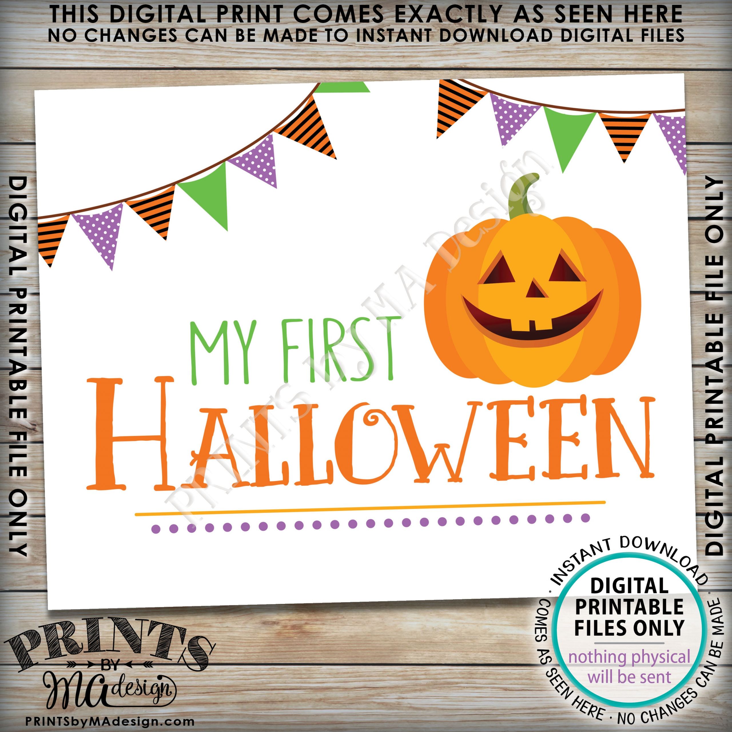 My First Halloween New My First Halloween Sign Baby S 1st Halloween Prop Jack O