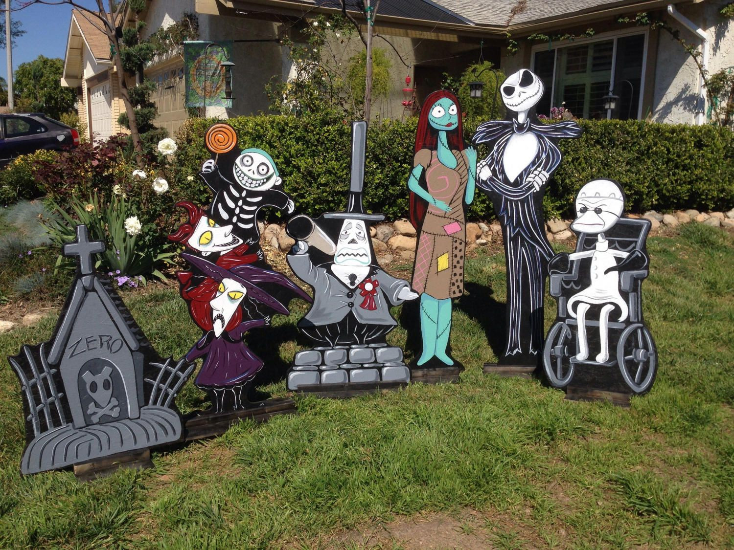 Nightmare before Christmas Decorations Outdoor Lovely 2017 Nightmare Yard Display