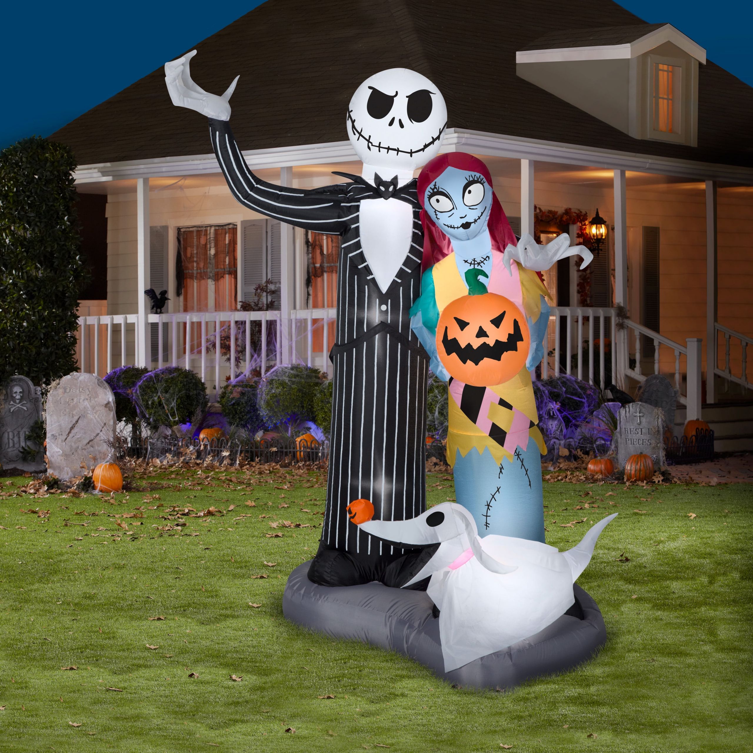 Nightmare before Christmas Halloween Inflatables Inspirational Nightmare before Christmas Scene Halloween Airblown Inflatable 6ft Tall