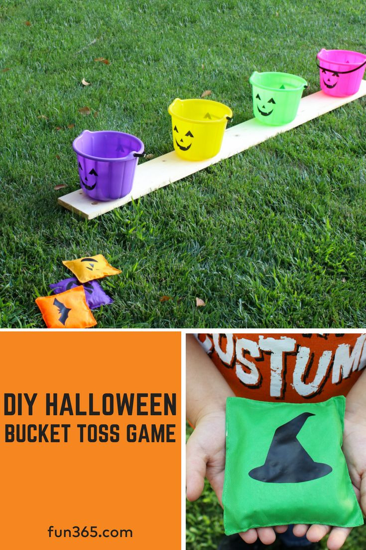 Outdoor Halloween Games Beautiful Create Your Own Outdoor Halloween Party Game with This Diy Bucket toss