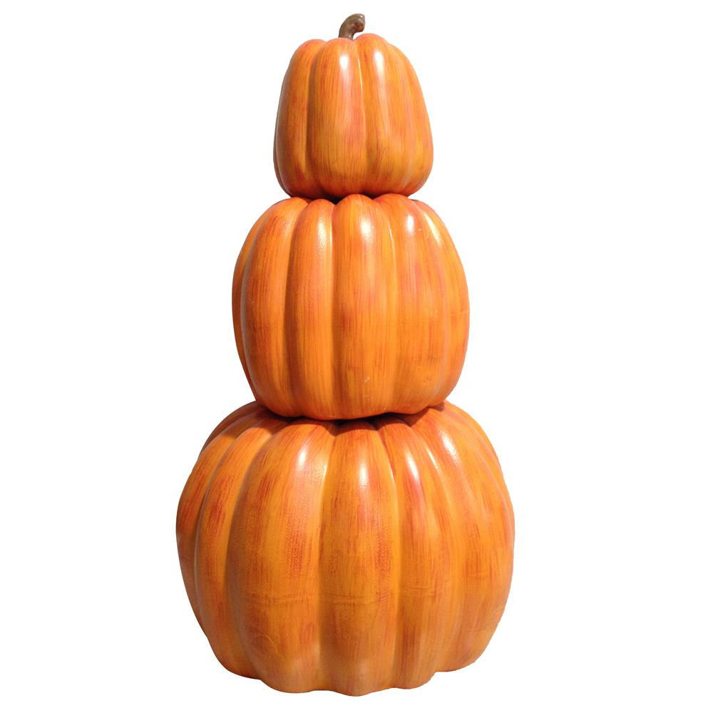 Outdoor Stackable Pumpkins Luxury 26 5 In H Harvest Stackable Pumpkins Mt1019 the Home Depot