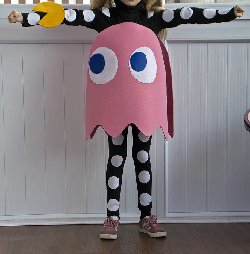 Pacman Ghost Costume Diy Elegant Diy Costume Pinky Ghost From Pac Man Cosplay Tutorial