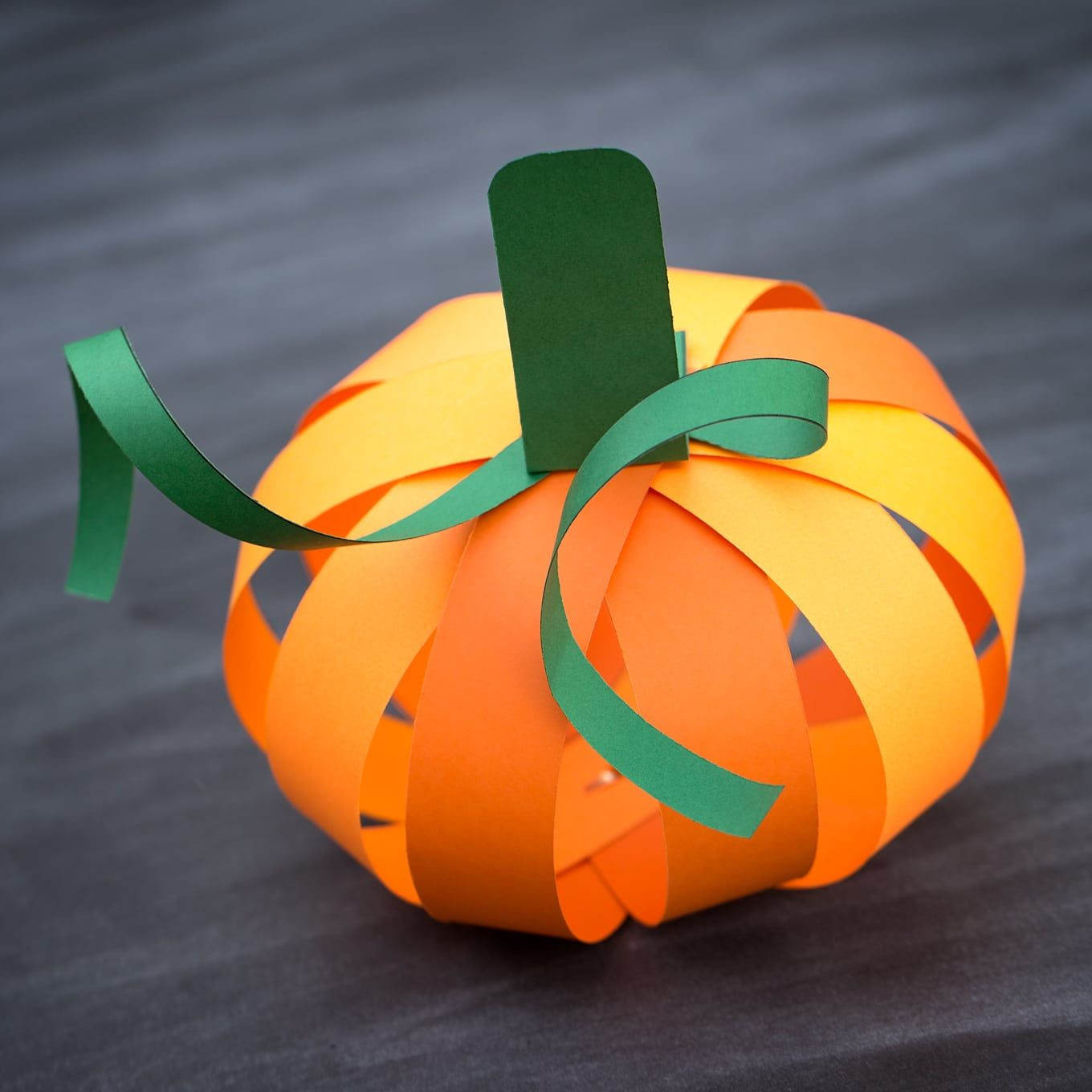 Paper Craft Pumpkin Best Of Easy Paper Strip Pumpkin Craft for Kids