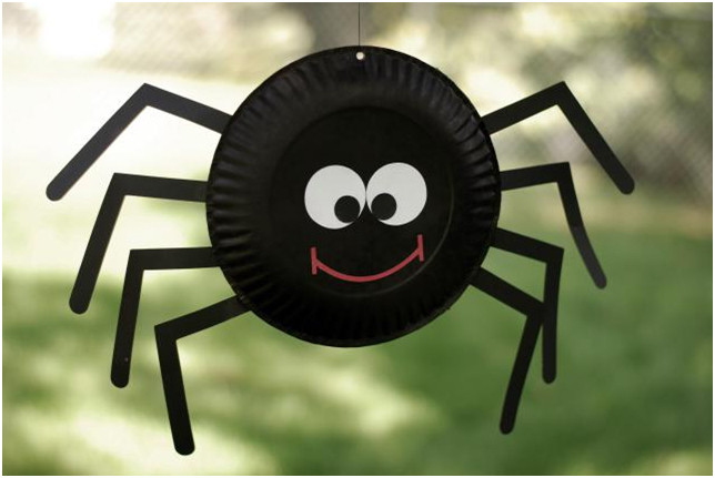 Paper Plate Spider Unique Halloween Paper Plate Spider