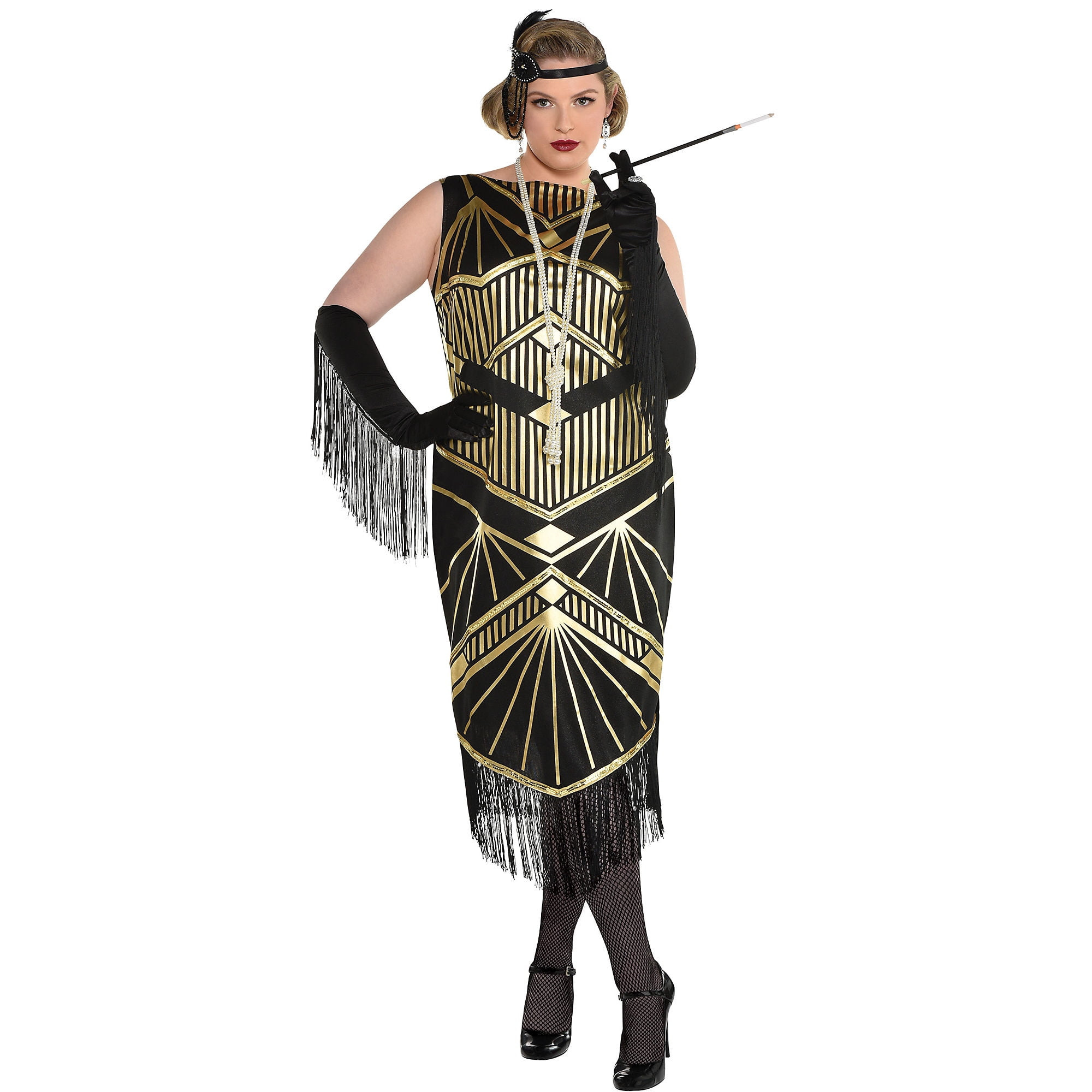 Party City Halloween Costume for Women New Party City Roaring 20s Flapper Girl Halloween Costume for Women Black