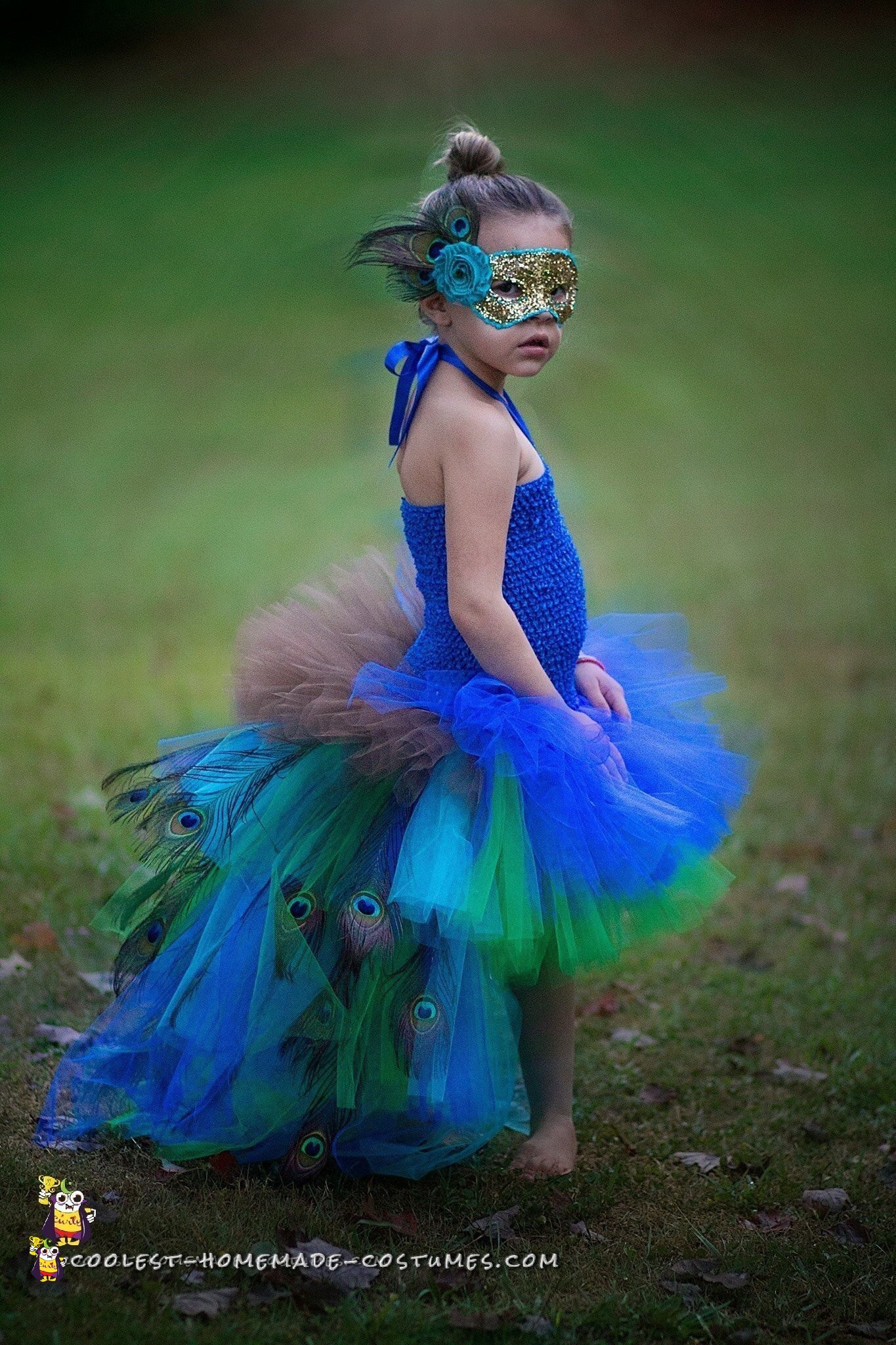 Peacock Costume Diy Lovely Pretty Homemade Peacock Costume for A Girl