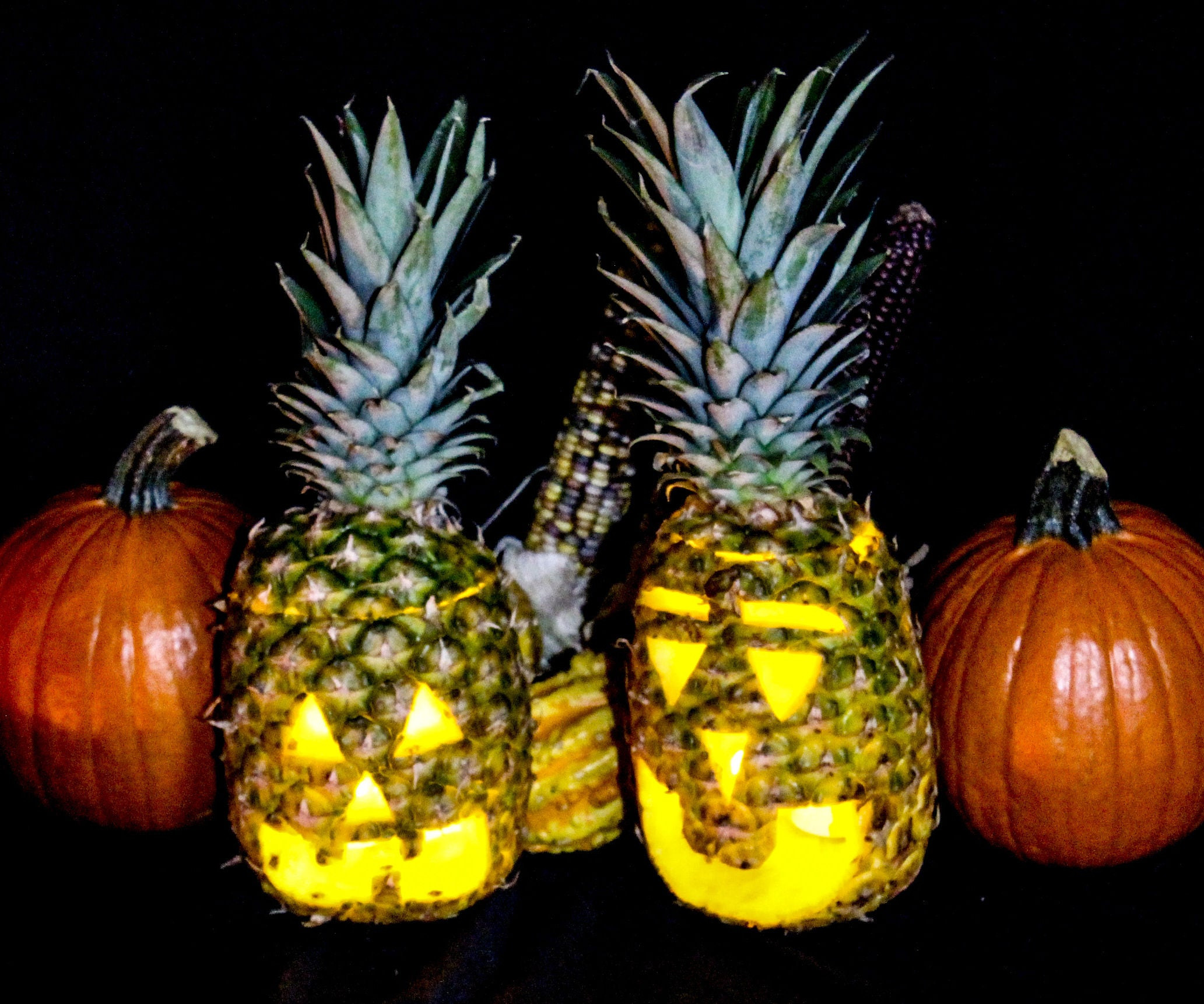 Pineapple Jack O Lantern Elegant Pineapple Jack O Lantern 10 Steps with Instructables