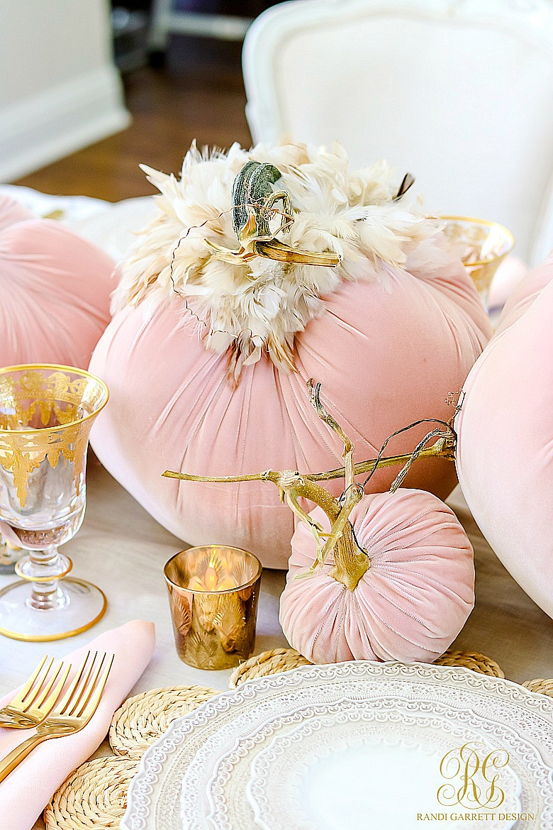 Pink Pumpkin Decor Luxury Pink Pumpkin Fall Tablescape Randi Garrett Design