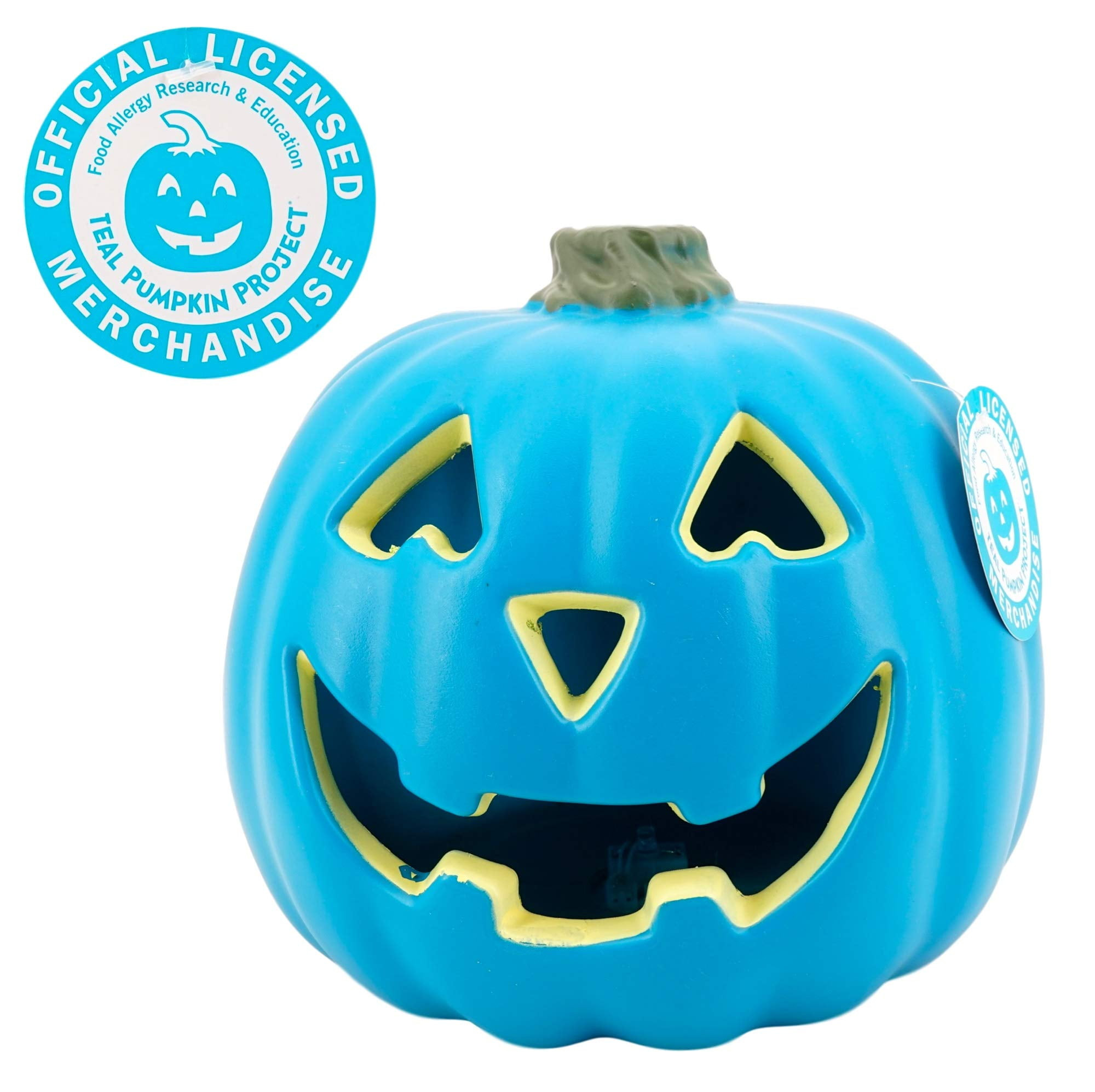 Plastic Pumpkin Lantern Unique Teal Pumpkin Jack O Lantern 8 In Plastic Lighted Allergy Friendly