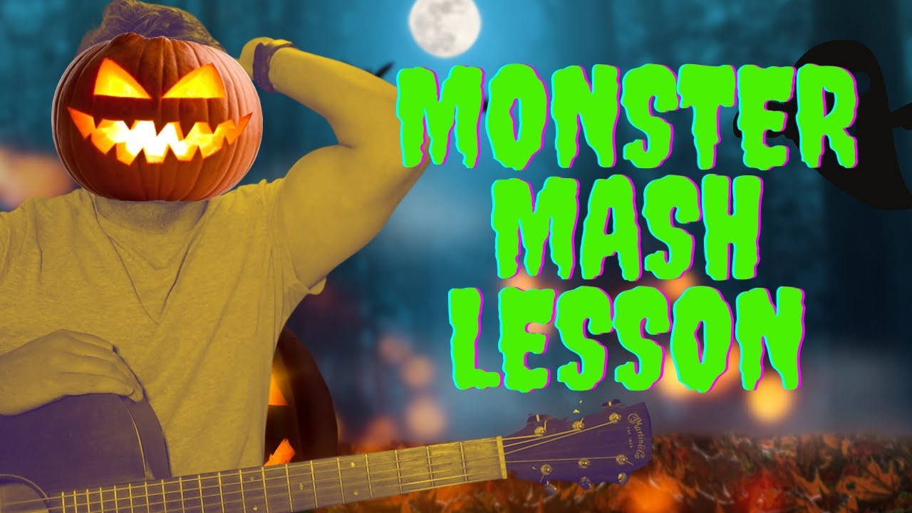 Play song Monster Mash Best Of Monster Mash Guitar Lesson Best Halloween song Super Easy