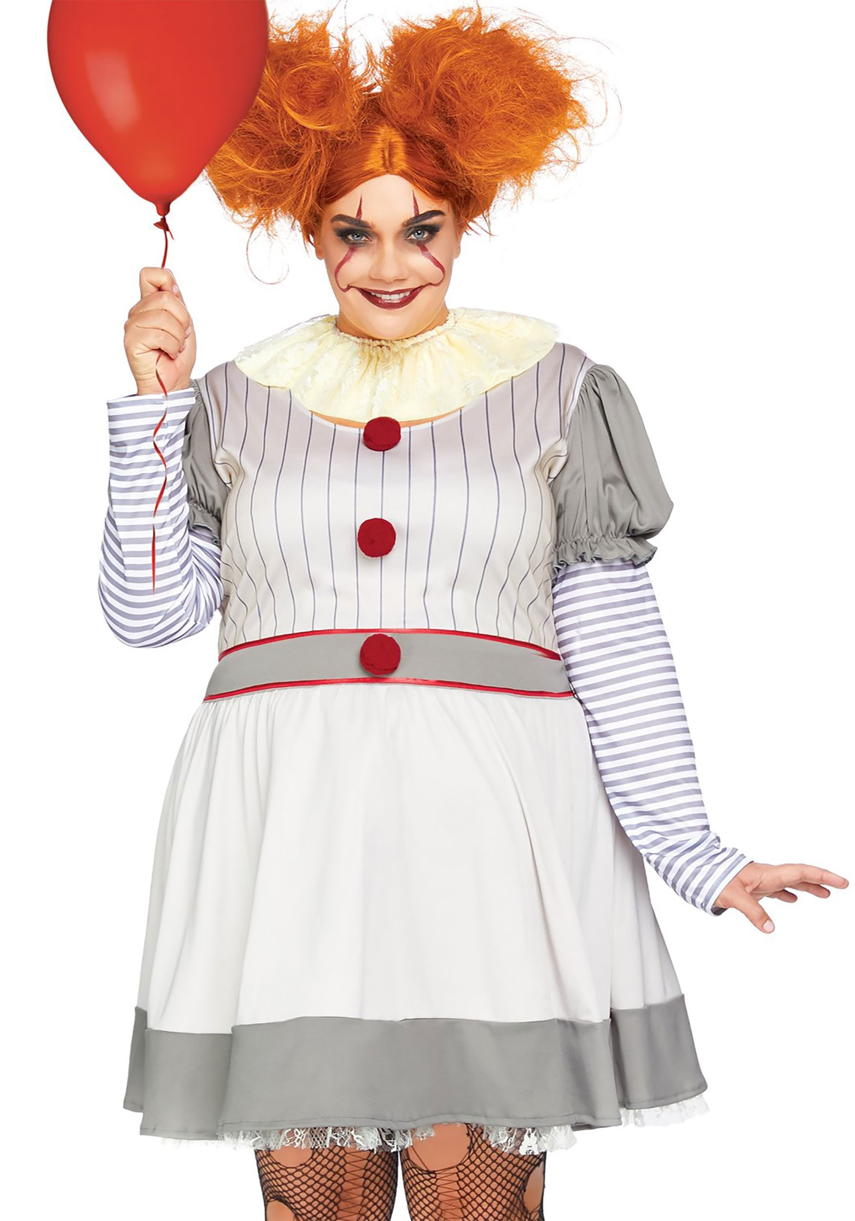 Plus Size Clown Outfit Fresh Adult S Plus Size Creepy Clown Costume