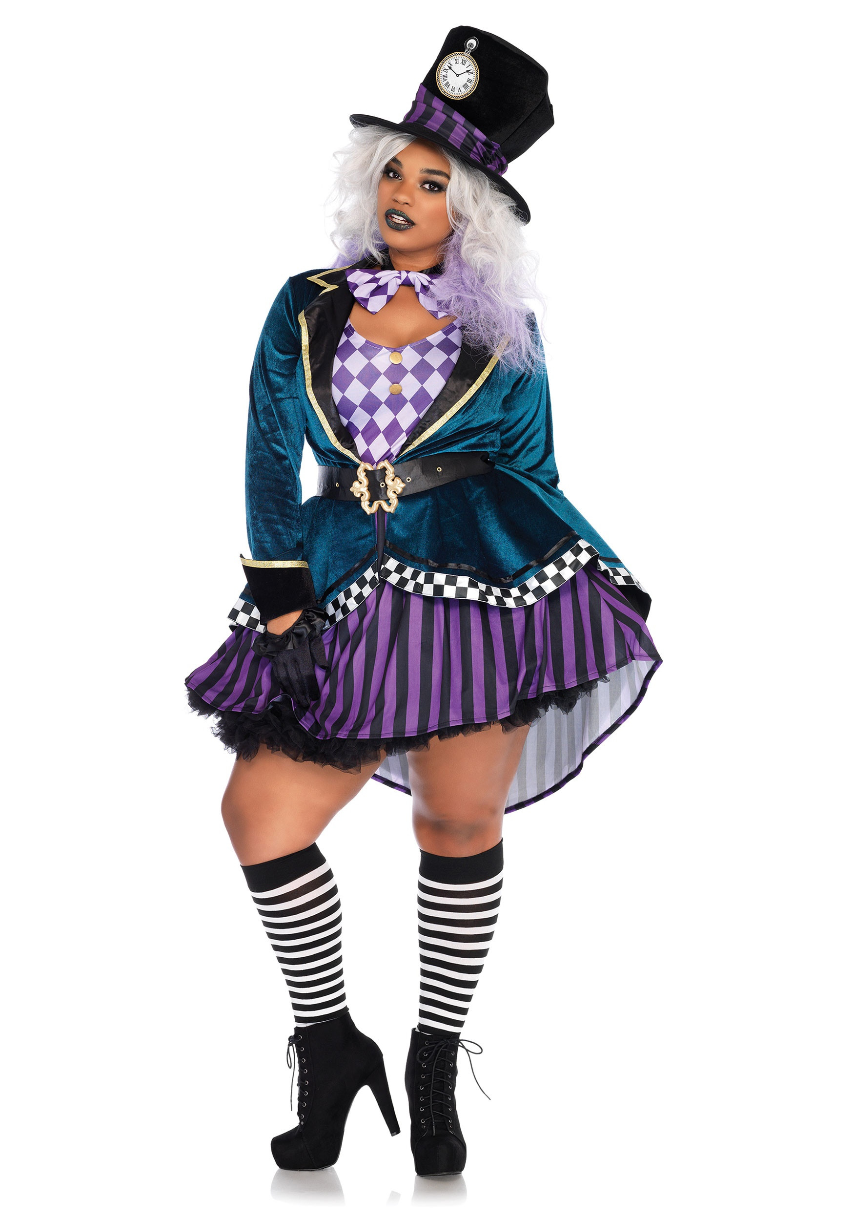 Plus Size Halloween Costumes Adults Lovely Plus Size La S Delightful Mad Hatter Costume 1x 2x 3x 4x 5x