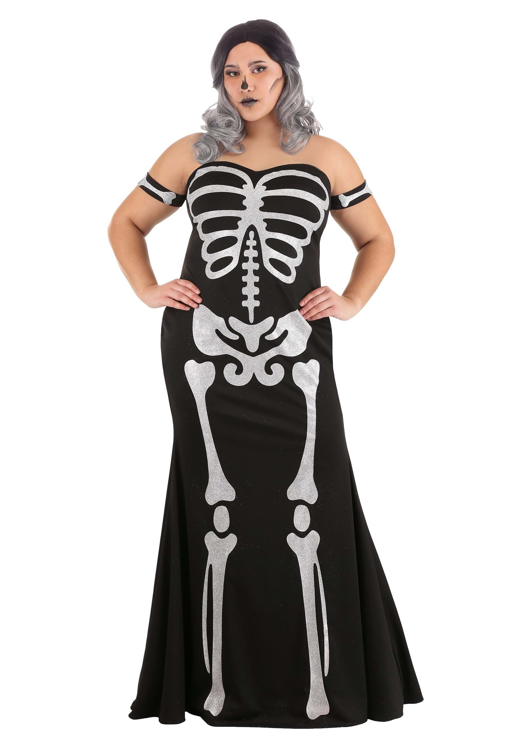 Plus Size Skeleton Costume Best Of Plus Size Women S High Fashion Skeleton Costume