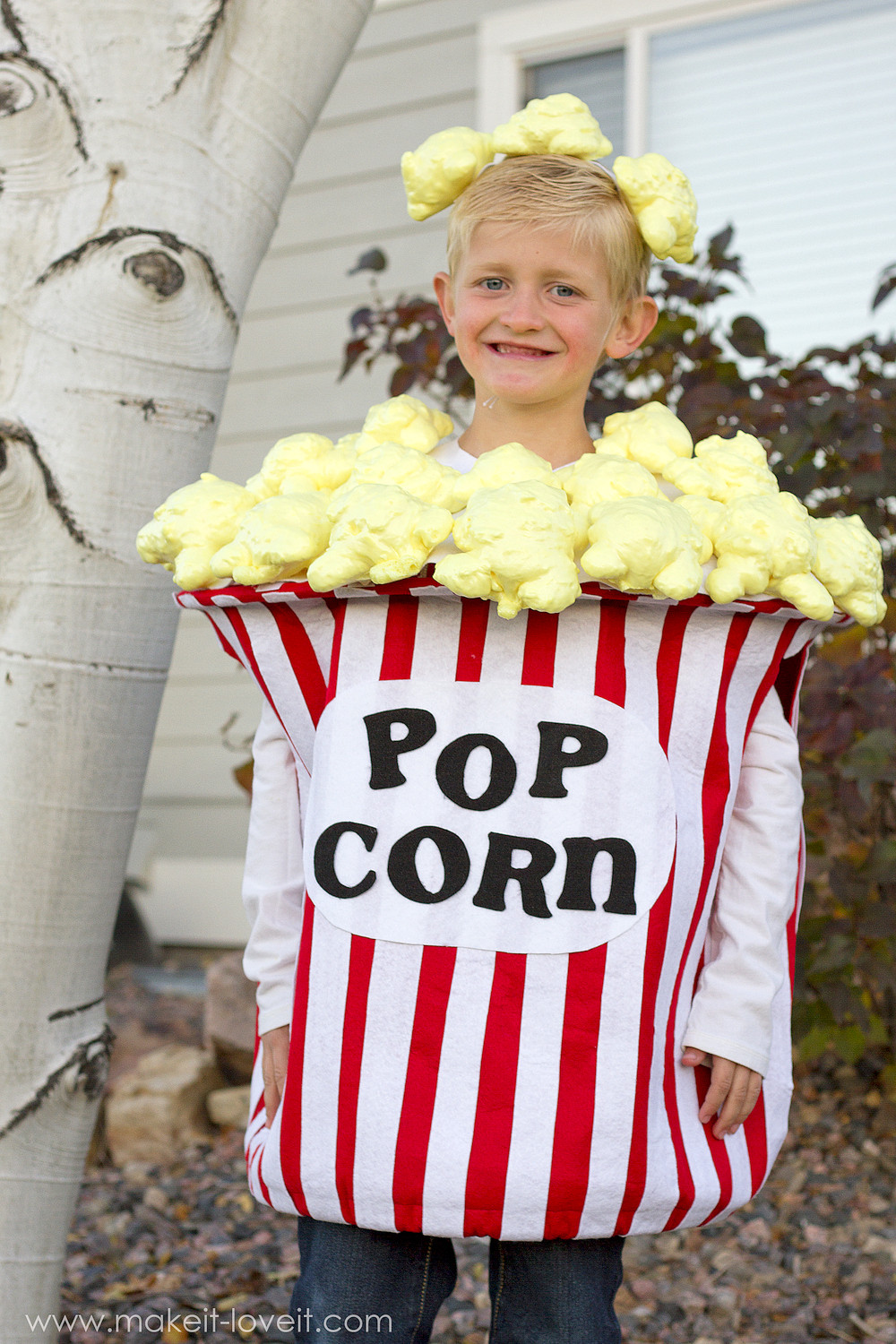 Popcorn Halloween Costume New Bucket Of Popcorn Costume Diy Roundup