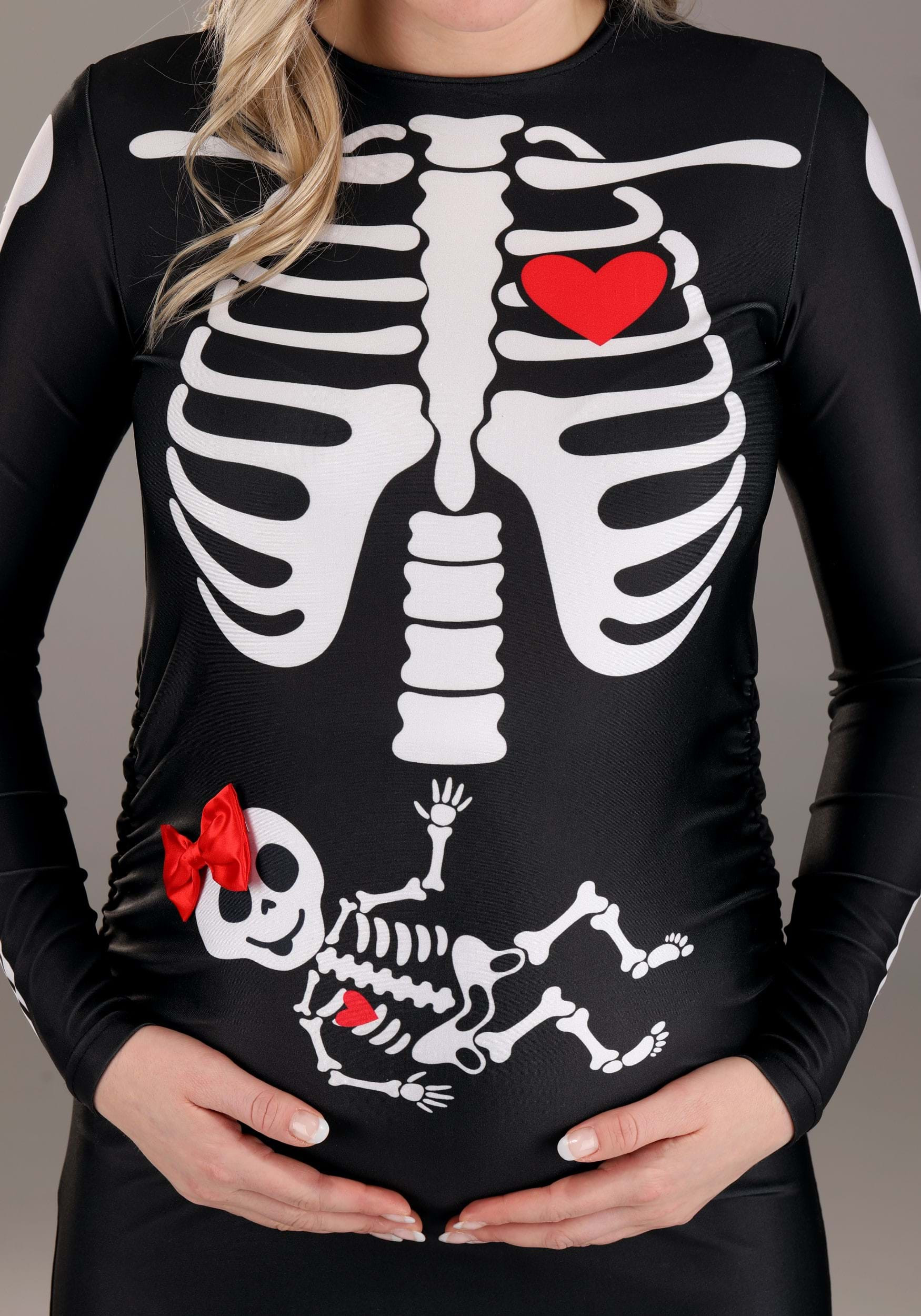 Pregnant Skeleton Costume Beautiful Women S Pregnant Skeleton Maternity Costume