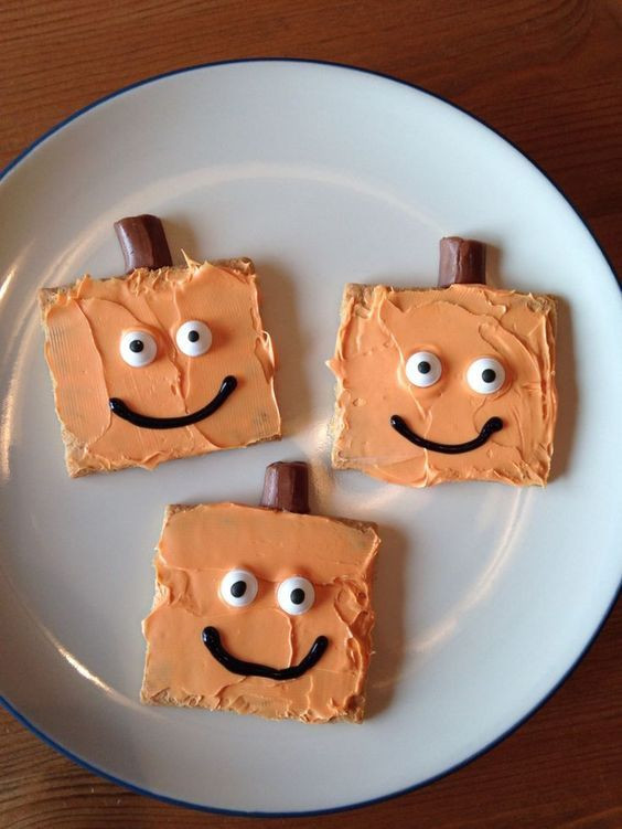 Preschool Halloween Snacks Fresh Spookley the Square Pumpkin Graham Cracker Snack Image Only