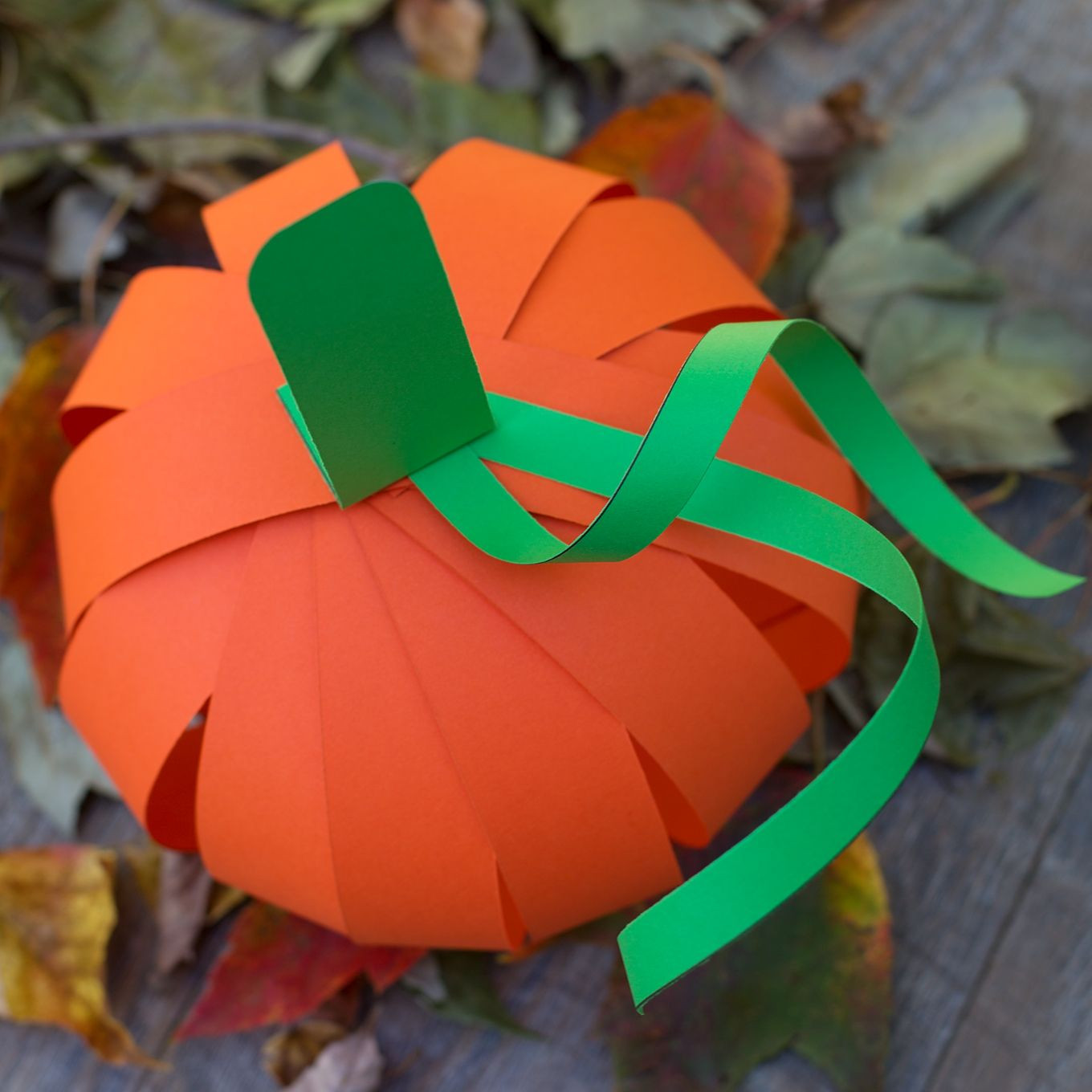 Pumpkin Arts and Crafts Inspirational Easy Paper Strip Pumpkin Craft for Kids