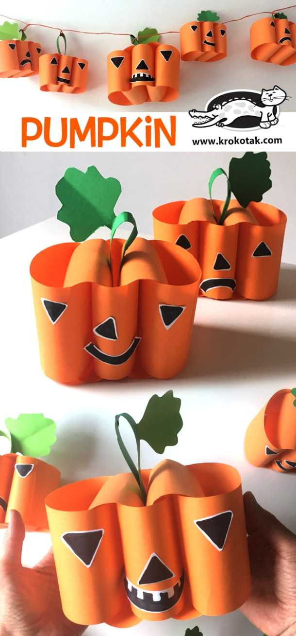 Pumpkin Craft Halloween New 15 Cute and Easy Halloween Pumpkin Crafts for Kids Part 1