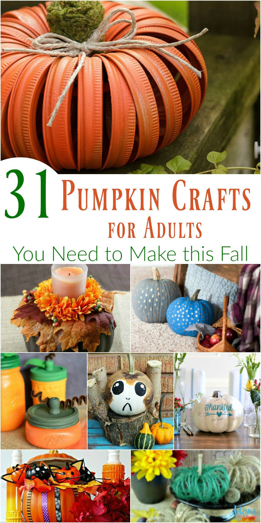 Pumpkin Crafts for Adults Inspirational 31 Pumpkin Crafts for Adults You Need to Make This Fall Mom Does Reviews