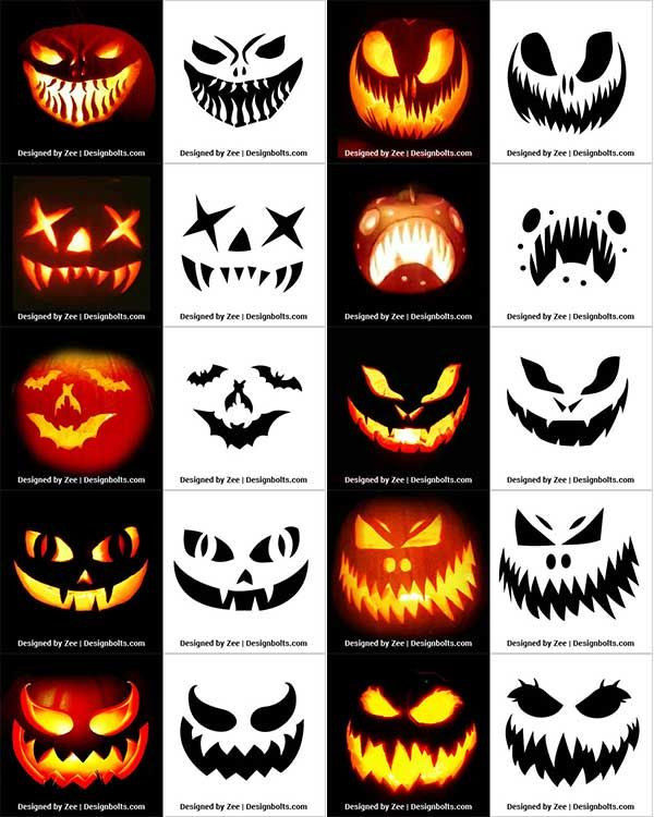 Pumpkin Cut Out Ideas Fresh 850 Free Printable Halloween Pumpkin Carving Stencils Patterns