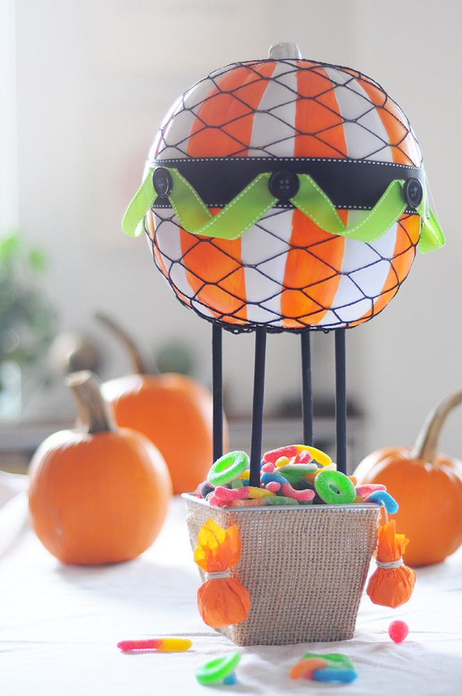 Pumpkin Hot Air Balloon Luxury Pumpkin Crafting Ideas Halloween Hot Air Balloon Challenge