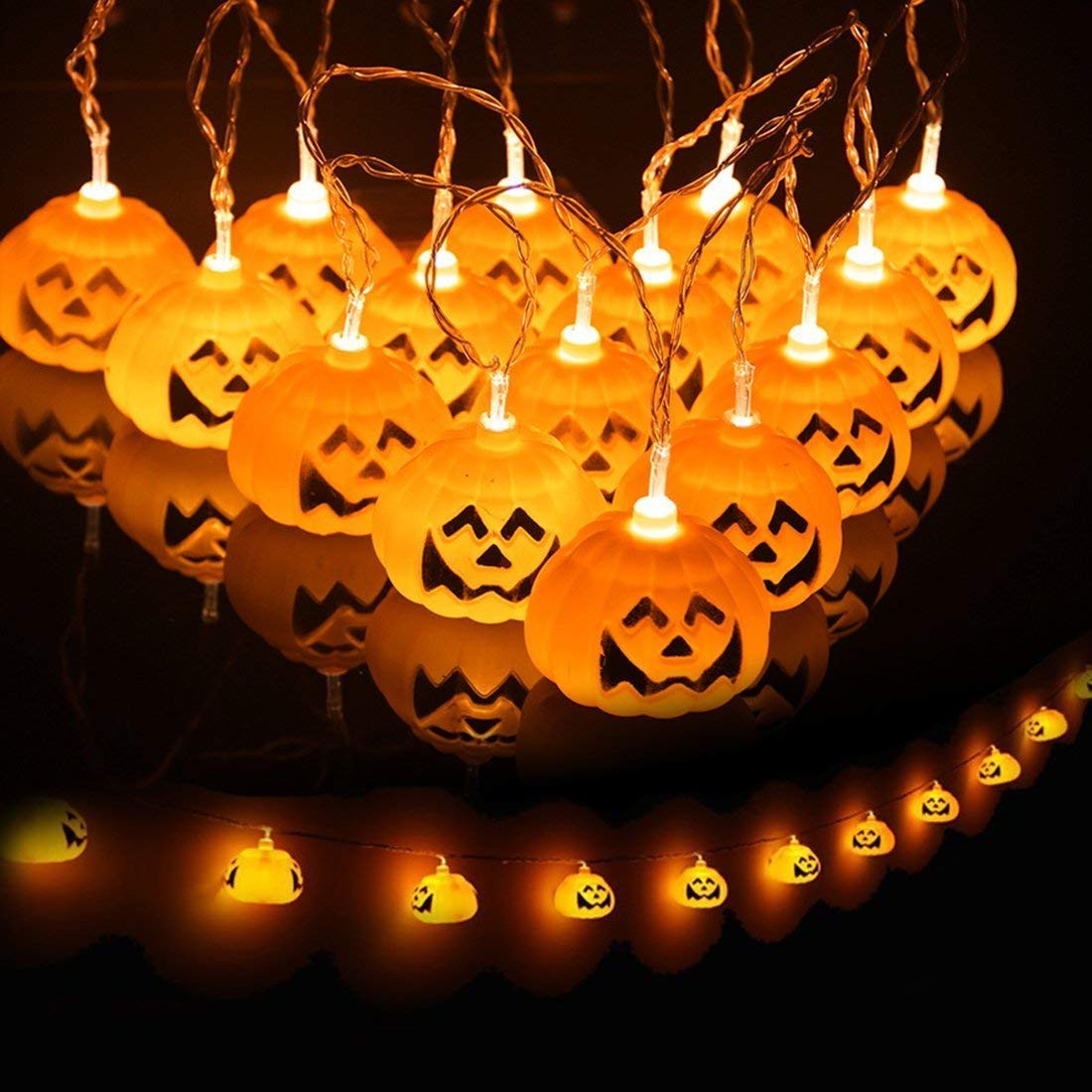 Pumpkin Lights Halloween Beautiful Jamber Halloween Pumpkin Fairy Lights 20led Pumpkin String Lights 3d