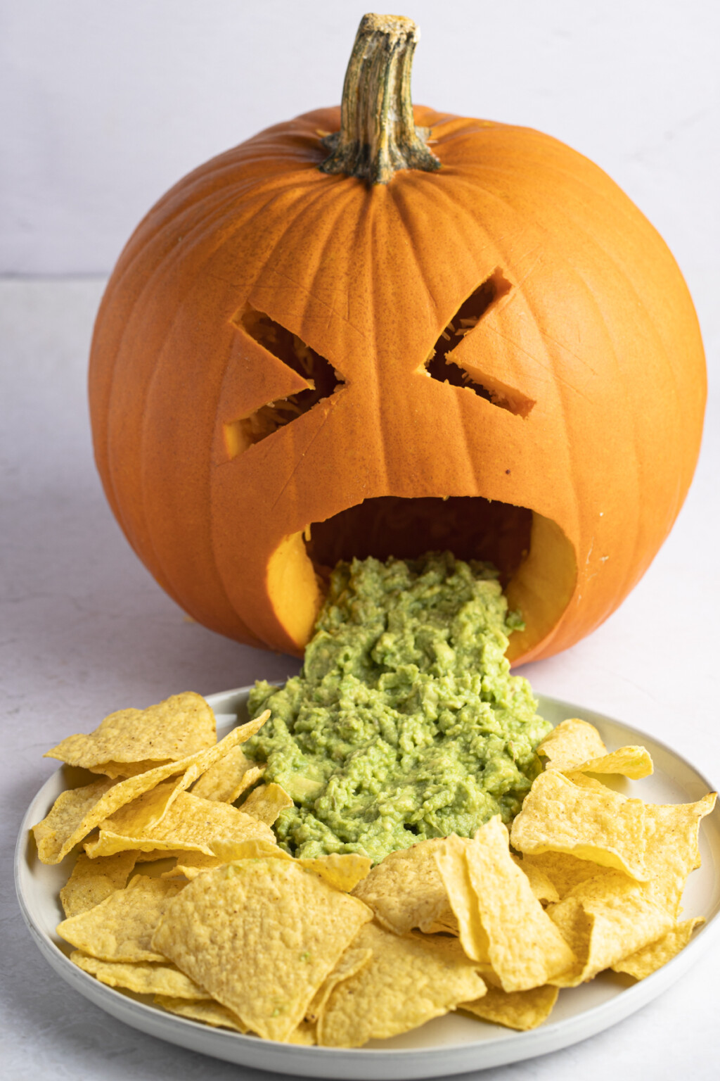 Pumpkin Vomiting Guacamole Best Of Puking Pumpkin with Guacamole &quot;vomit&quot; Easy Healthy Recipes