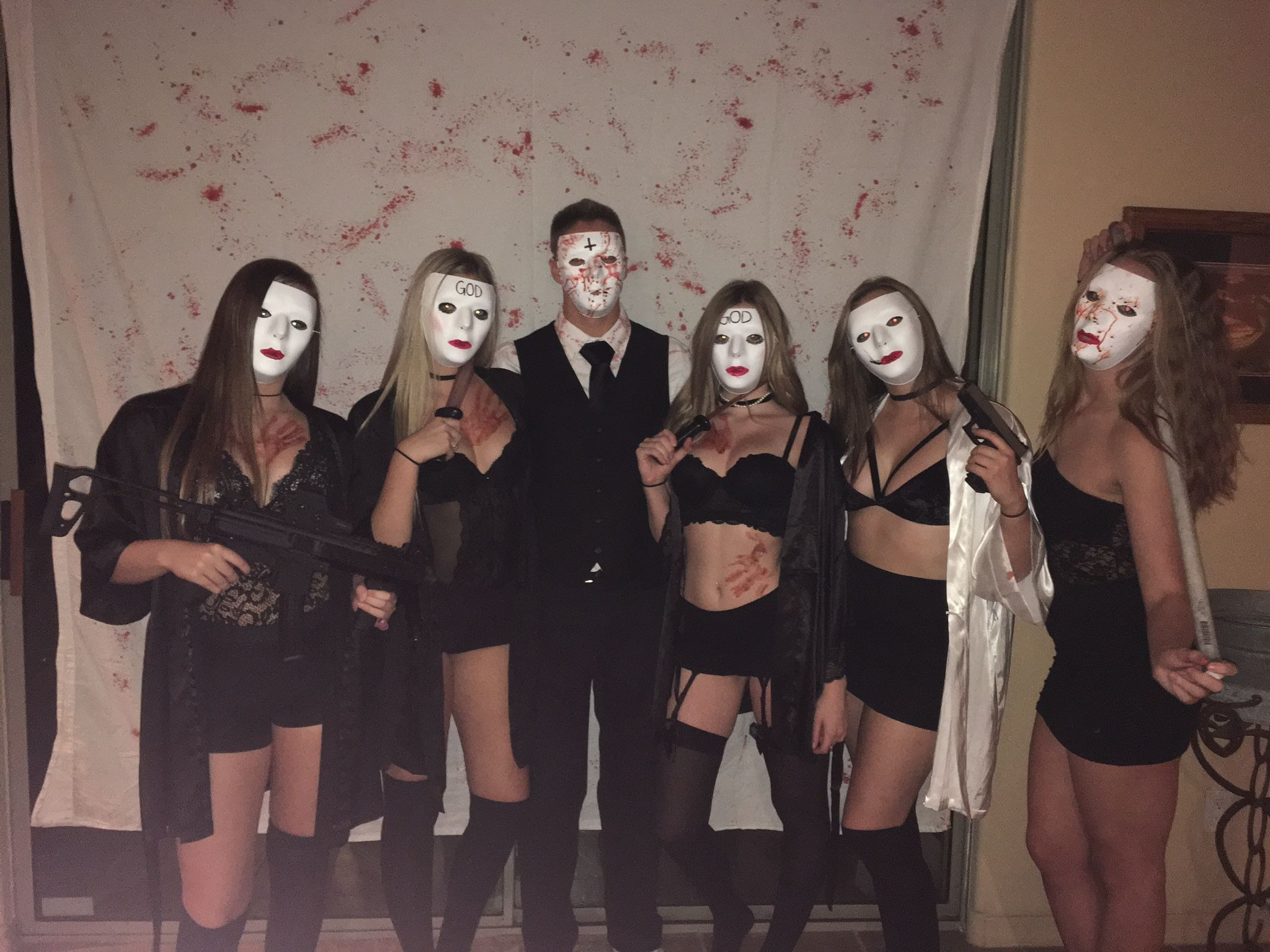 Purge Makeup and Outfit Luxury Pin On Costume