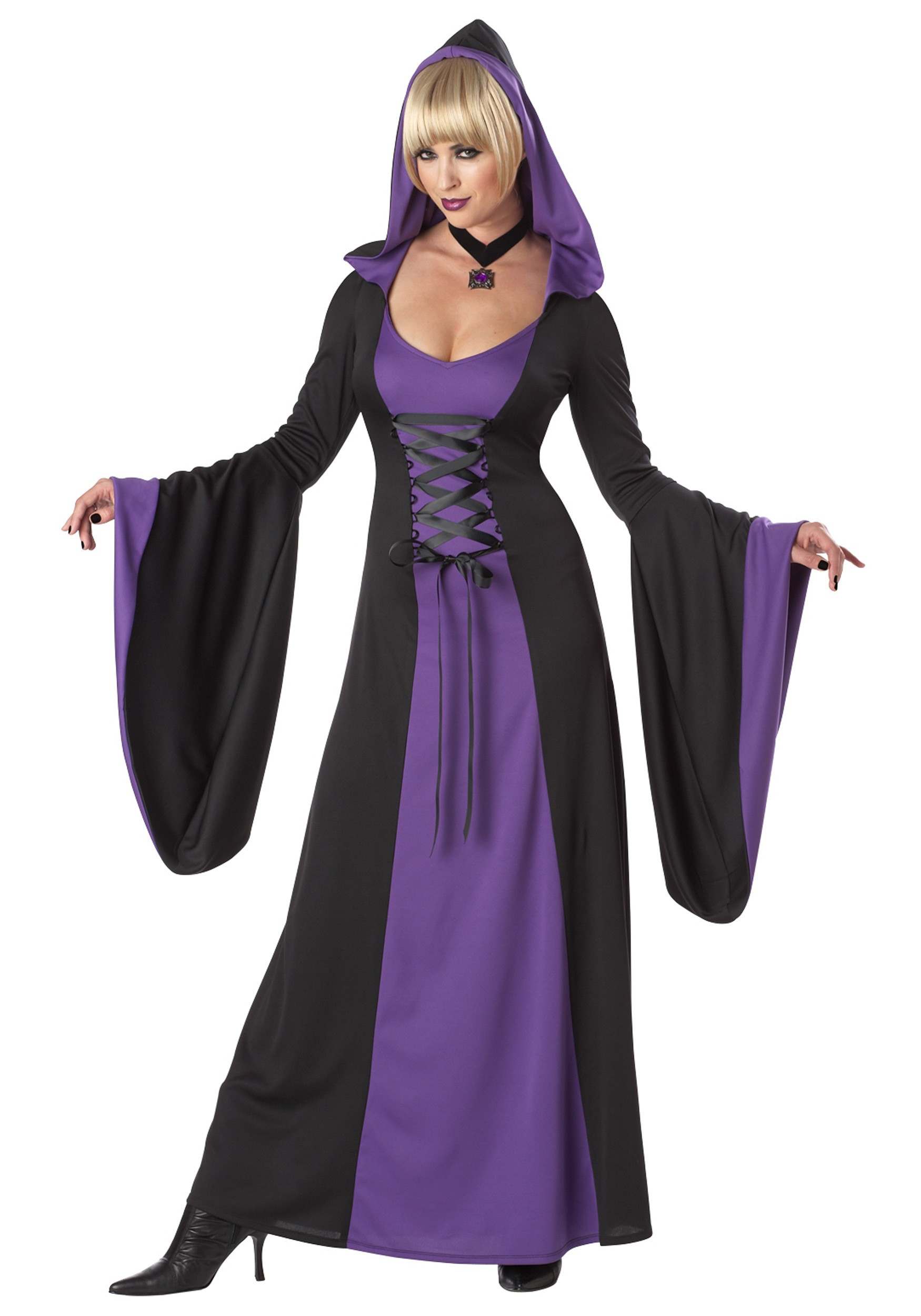 Purple Halloween Costumes Best Of Purple Hooded Robe Deluxe Costume