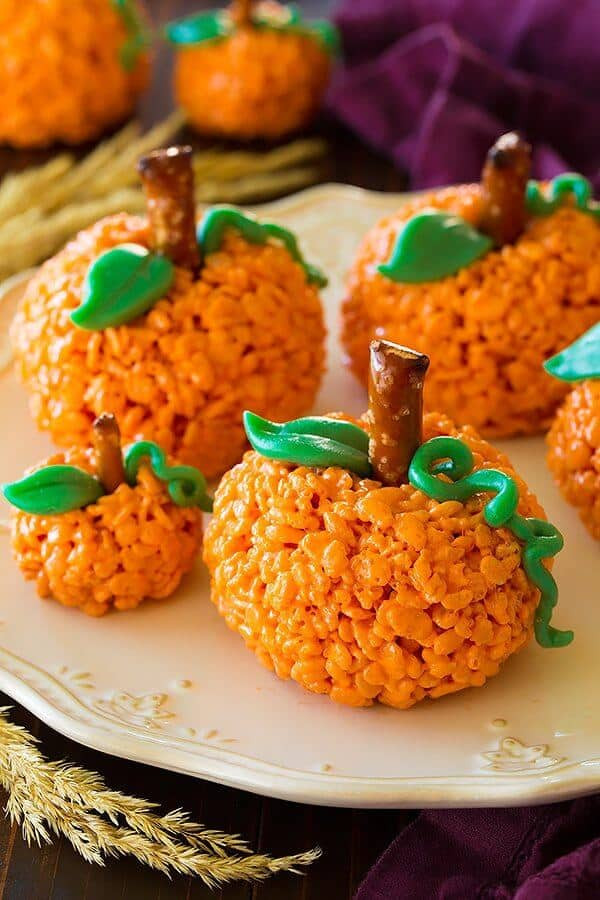 Rice Krispie Pumpkins Fresh 7 Perfect Pumpkin Rice Krispie Treat Recipes