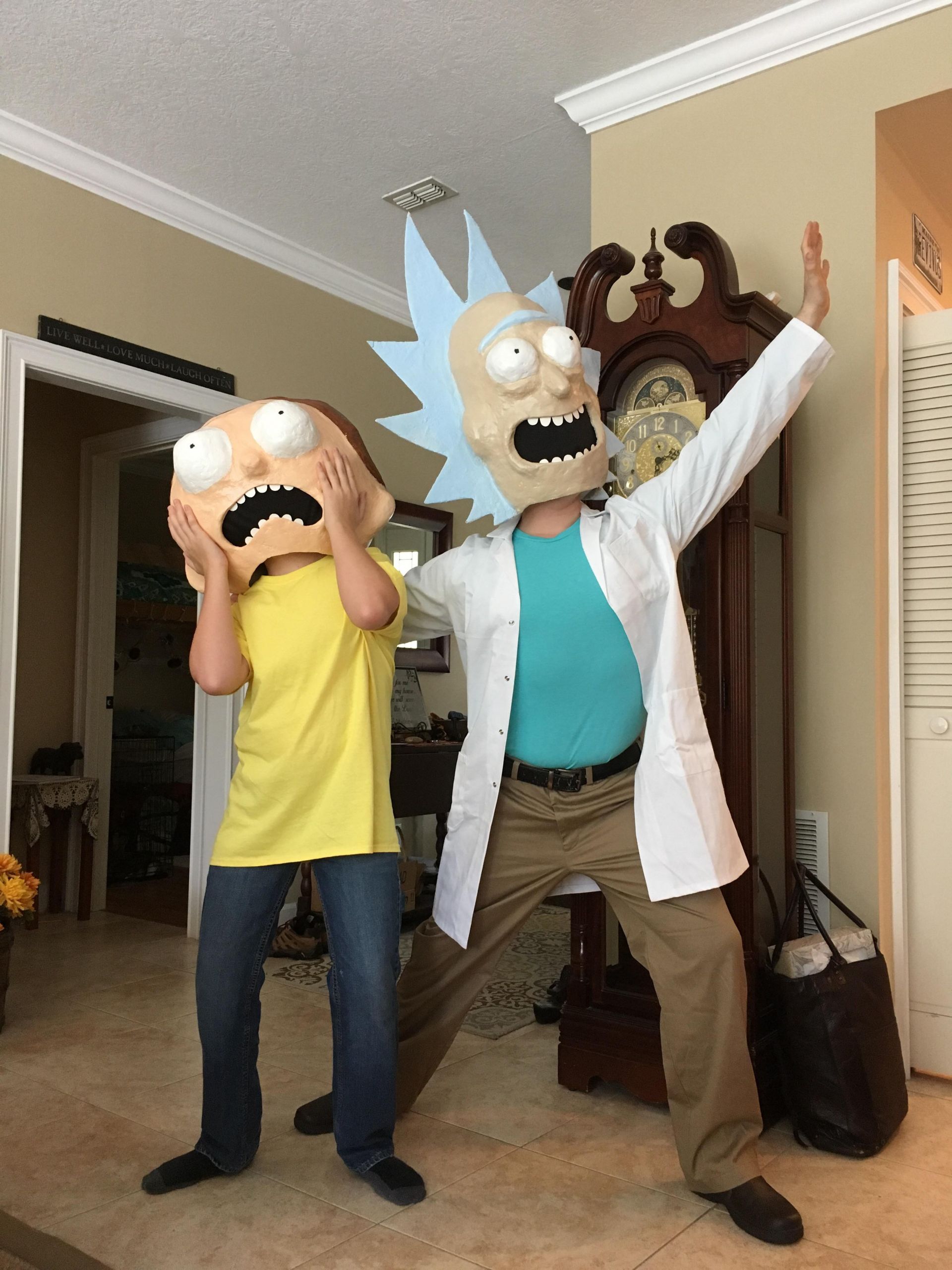 Rick and Morty Halloween Costume Elegant Finished Halloween Costumes R Rickandmorty