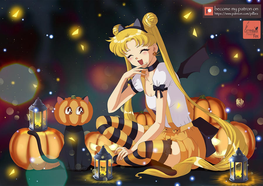 Sailor Moon Halloween Unique Happy Halloween Sailormoon by Pillara On Deviantart