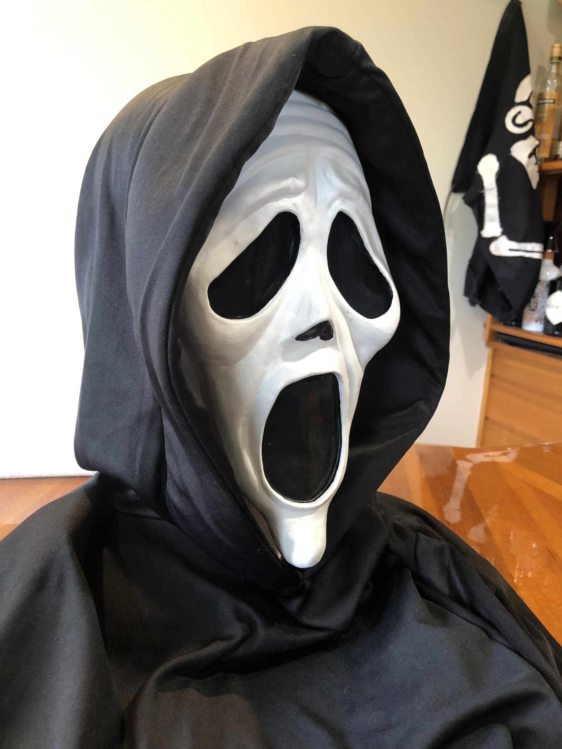 Scary Movie Ghostface Mask Luxury Test Fitting My Scary Movie Ghostface Mask with A Robe R Scream