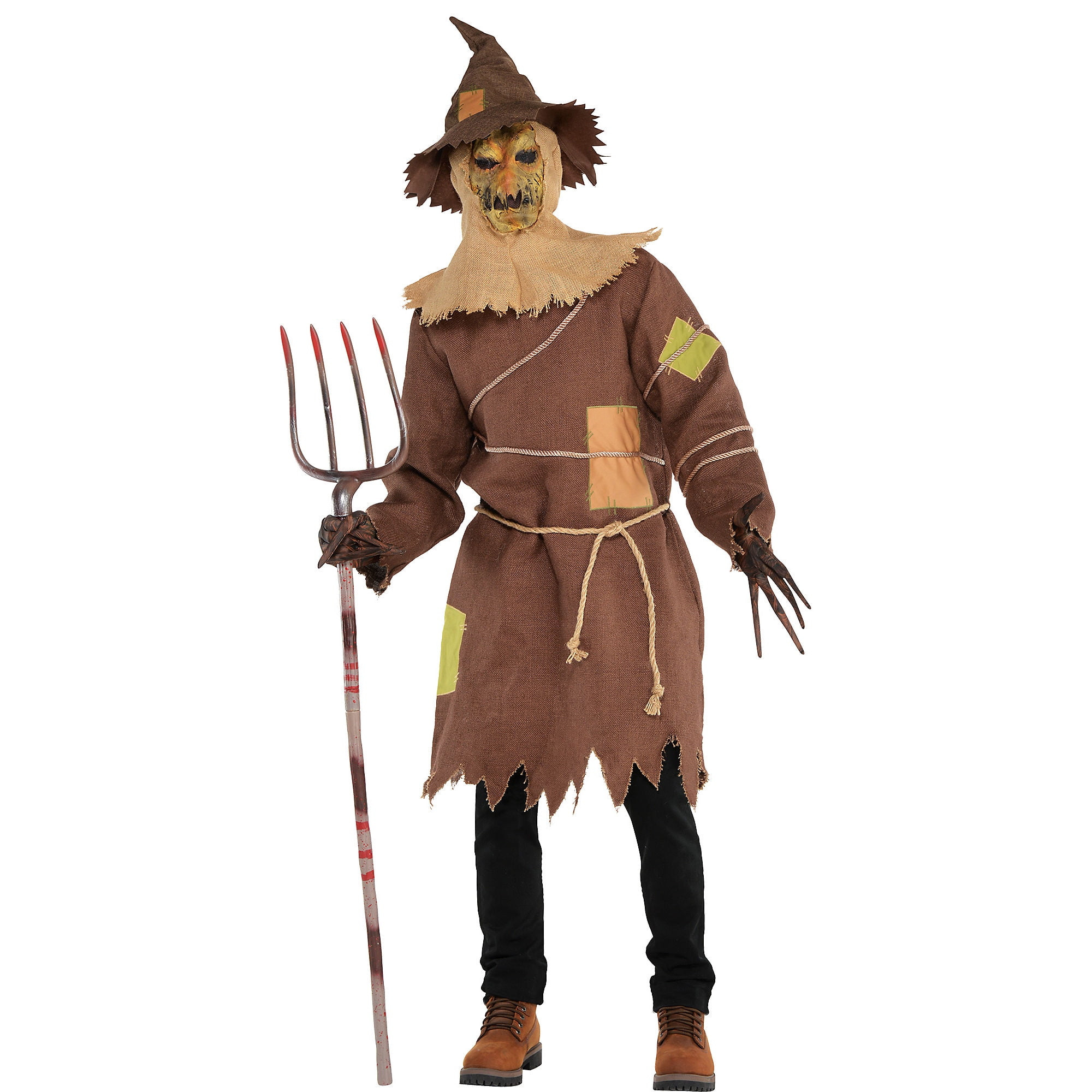 Scary Scarecrow Costume Beautiful Amscan Standard Adult Scary Scarecrow Costume Brown Black