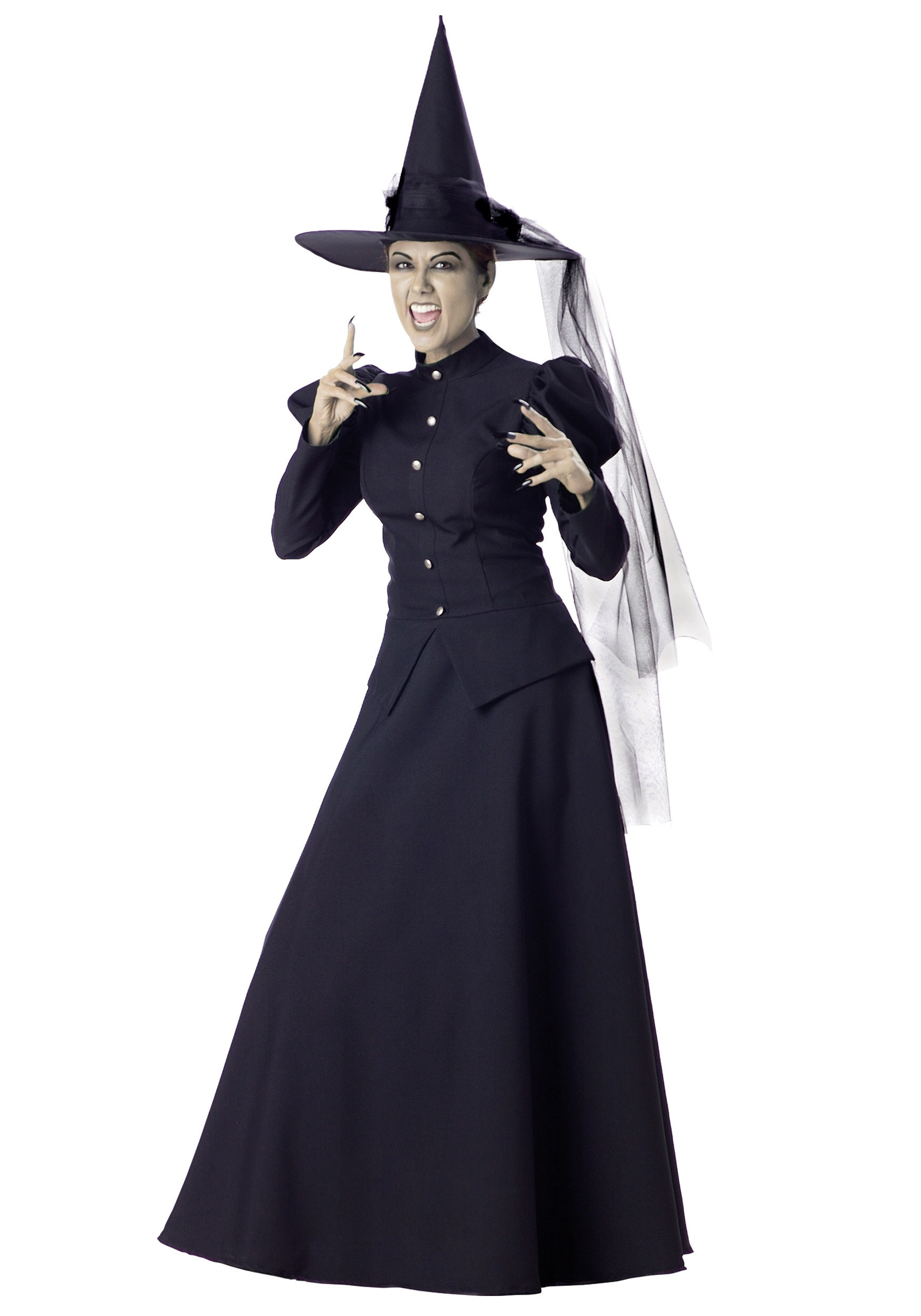 Scary Witch Costume New Women S Black Witch Costume