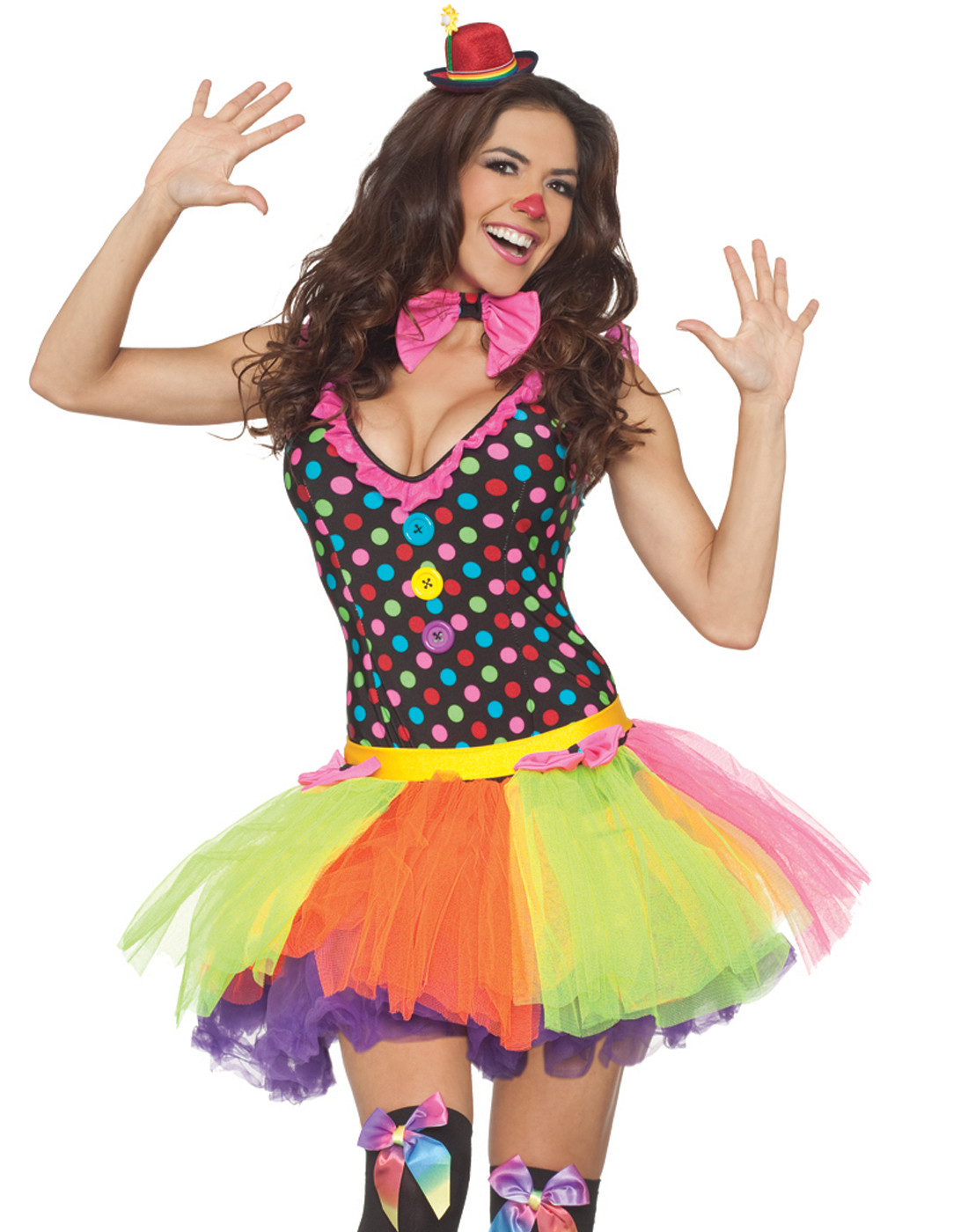 Sexy Clown Outfit Luxury Clowning Around Y Circus Clown Fancy Dress Women Halloween Party