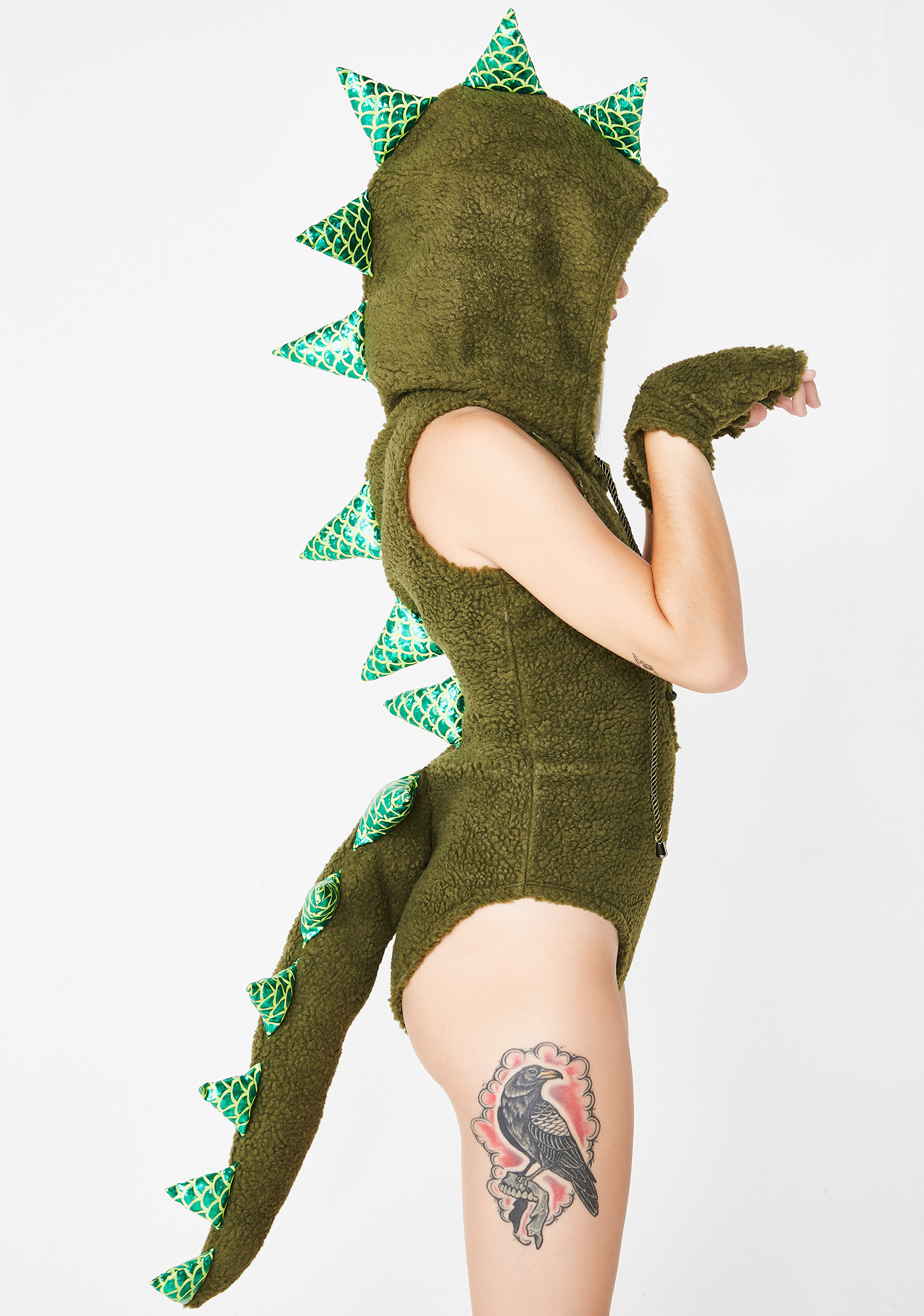 Sexy Dinosaur Costume Fresh Y Dinosaur Romper Costume Green