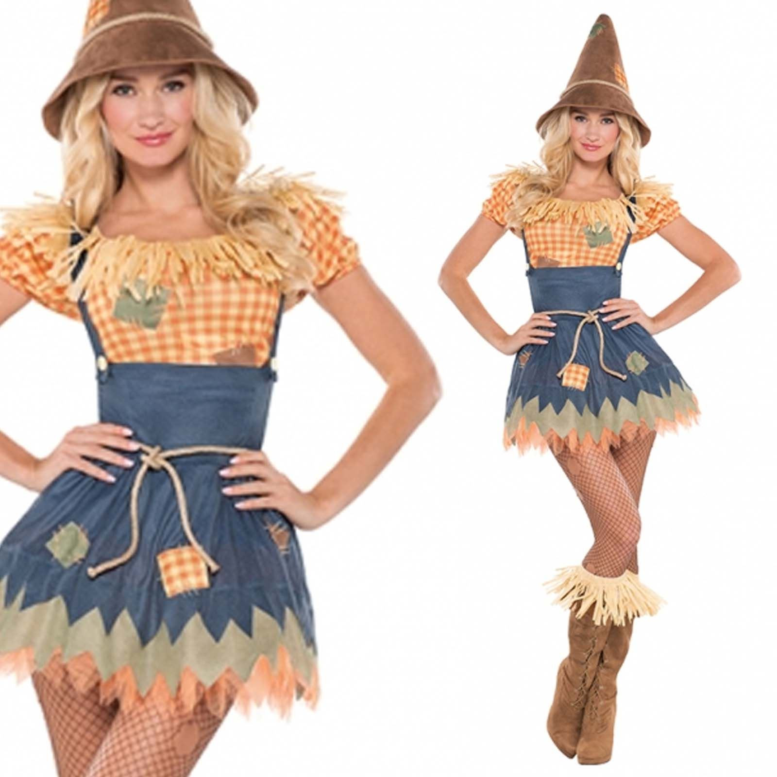 Sexy Scarecrow Costume Fresh Adult Wizard Sultry Scarecrow Costume Y La S Fancy Dress Outfit