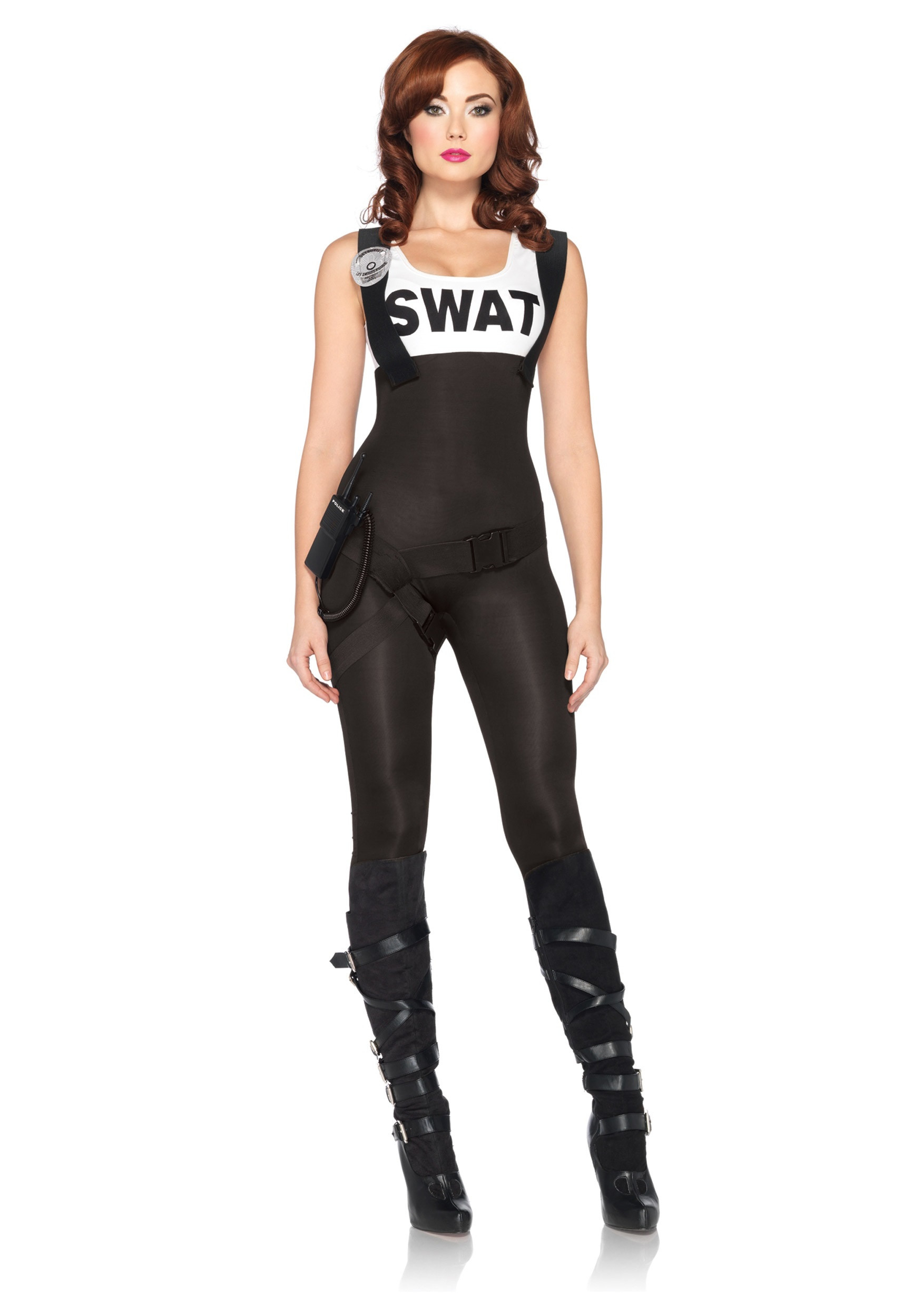 Sexy Swat Costume Elegant Y Swat Bodysuit Costume